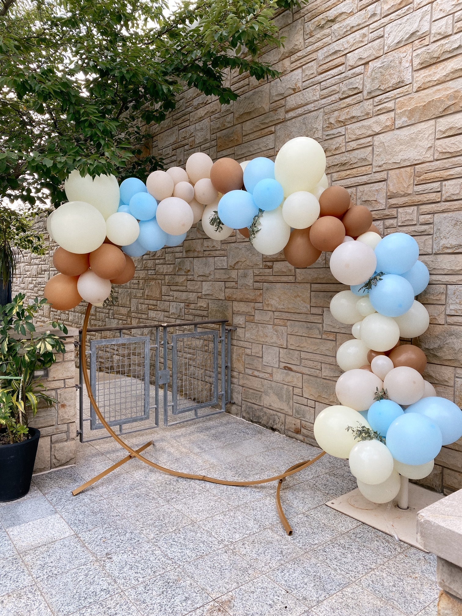 Ivory Balloon Garland