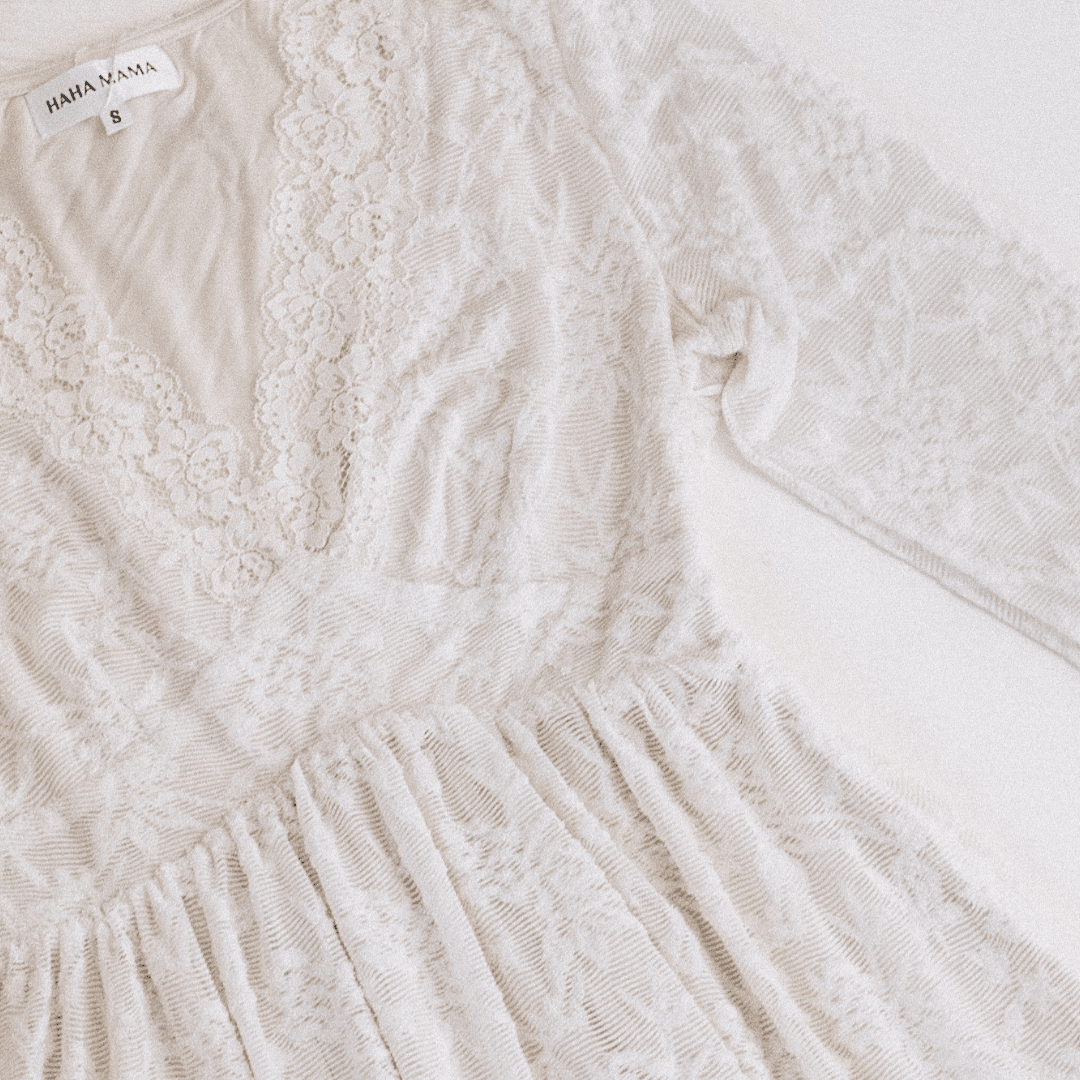 Ivory Lace Mommy & Me Dress - Women