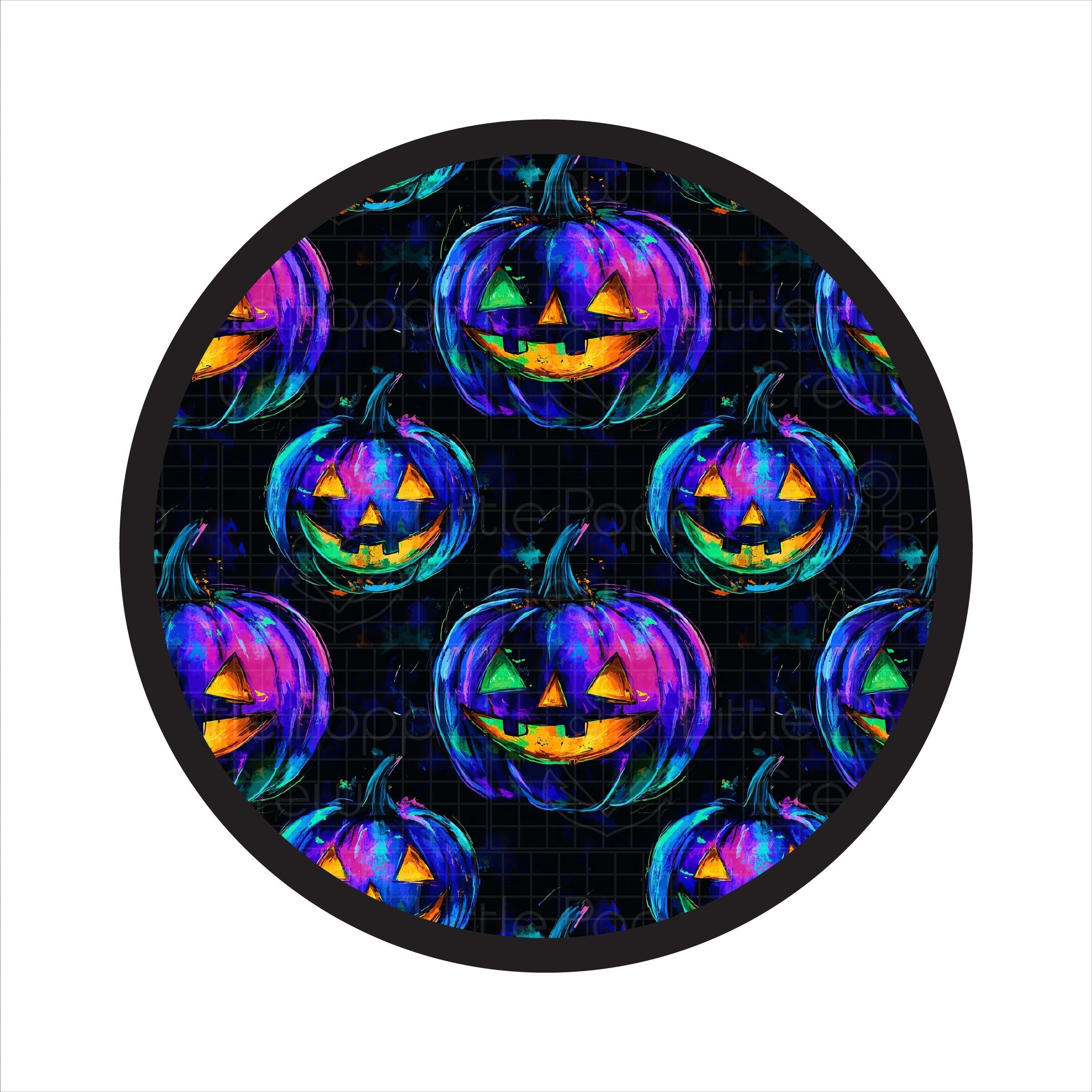 Halloween | Jack-o’-lanterns | Bamboo Scrunchie