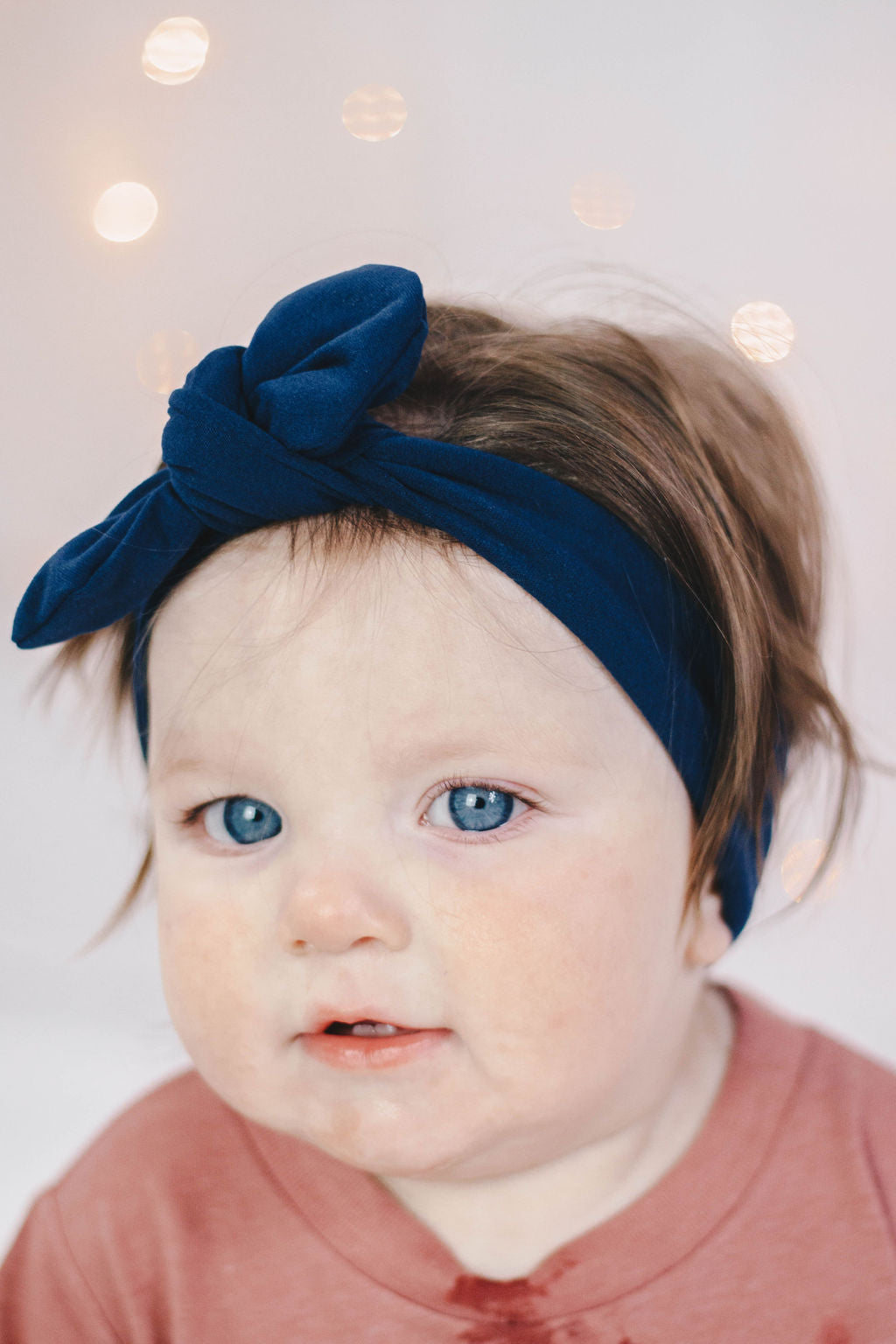 Knot Bow Headband - Olive, Navy, Cranberry