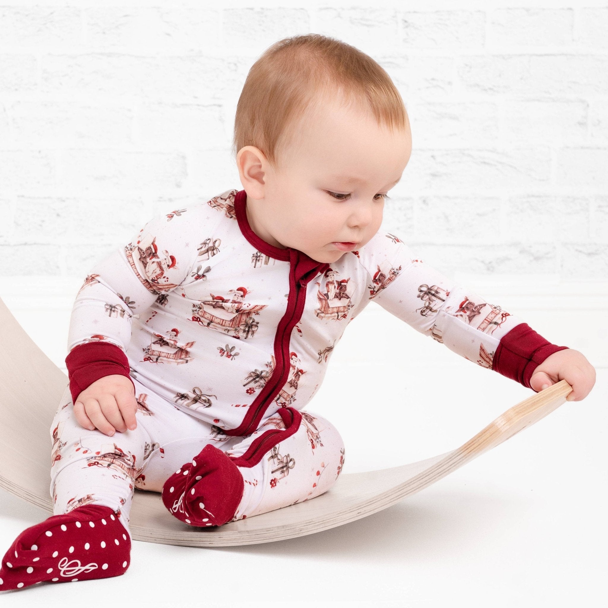 Jingle Bell Hop (rabbit) Romper
