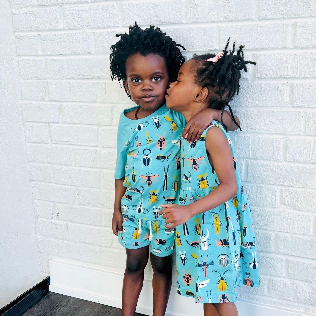 Jo Dress -beetle Mania Print