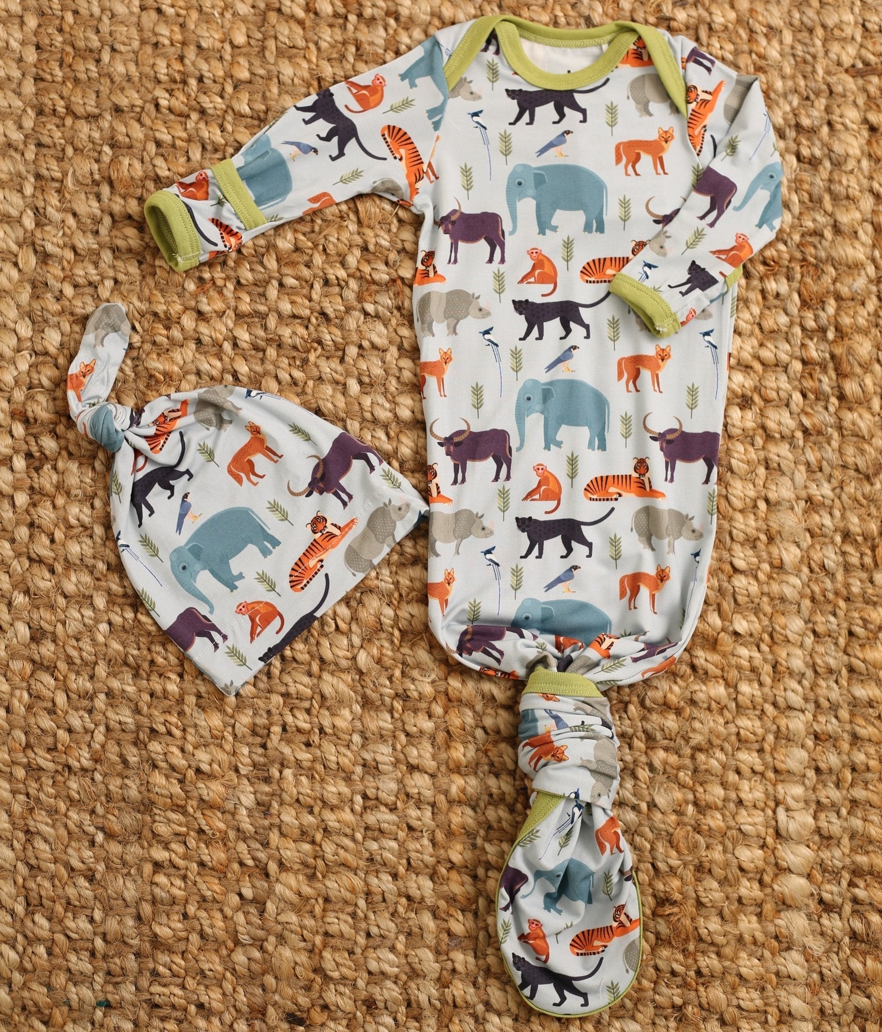 Jungle Jammies Gown & Hat