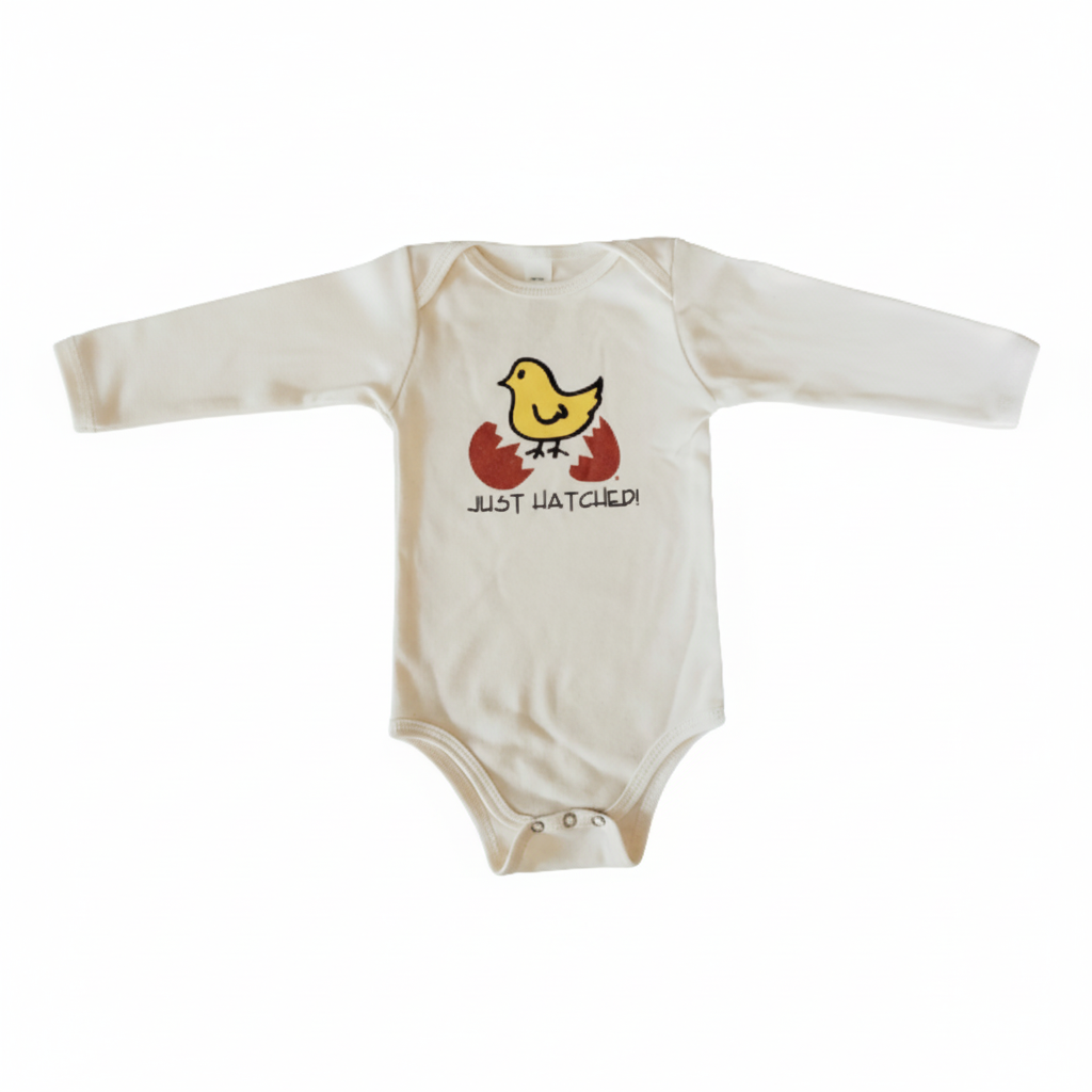 Just Hatched Long Sleeve Romper