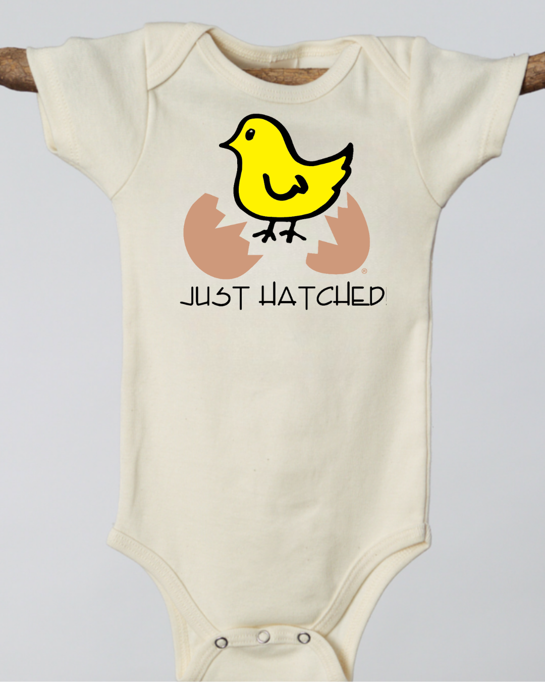 Just Hatched Short Sleeve Romper