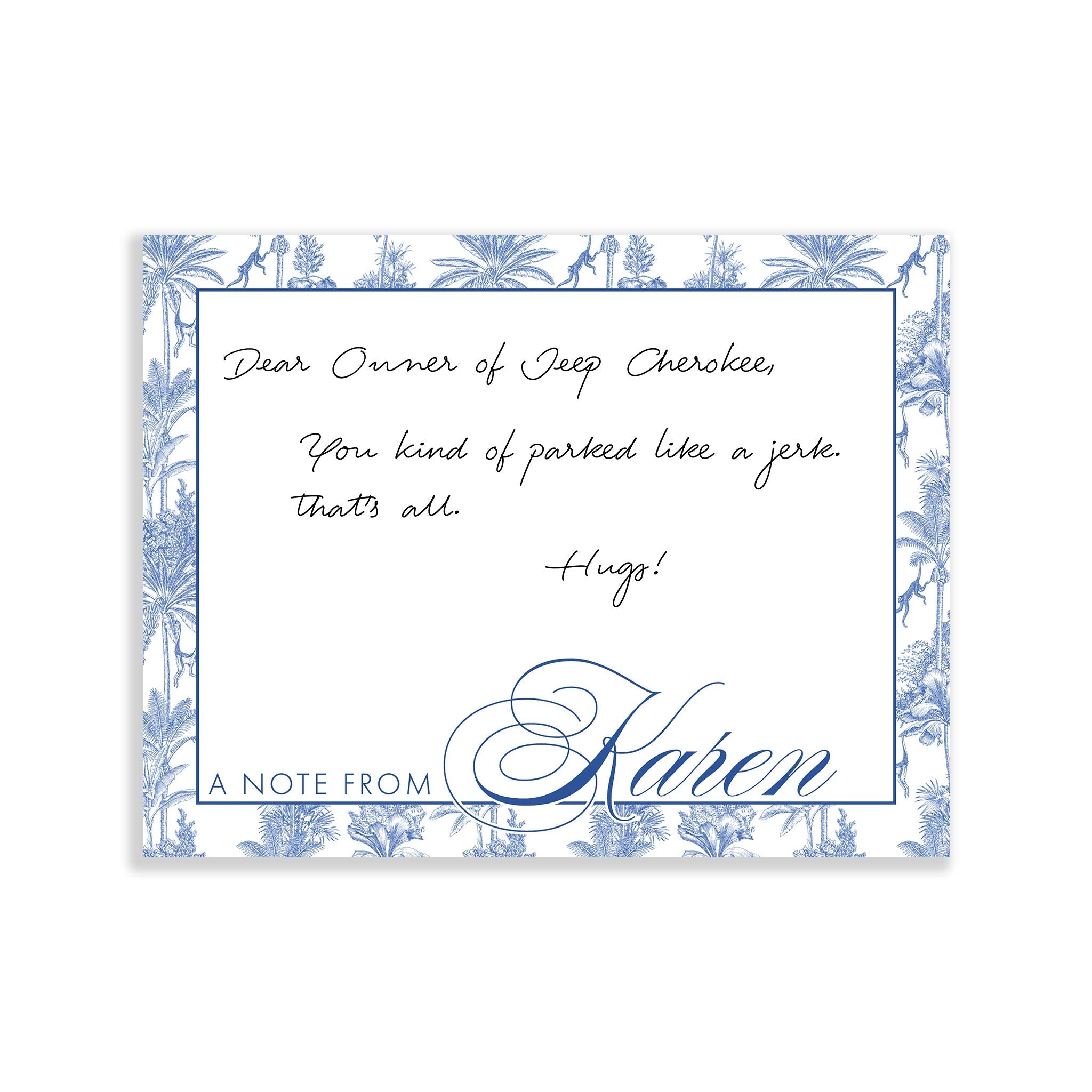 A Note From Karen Notepad