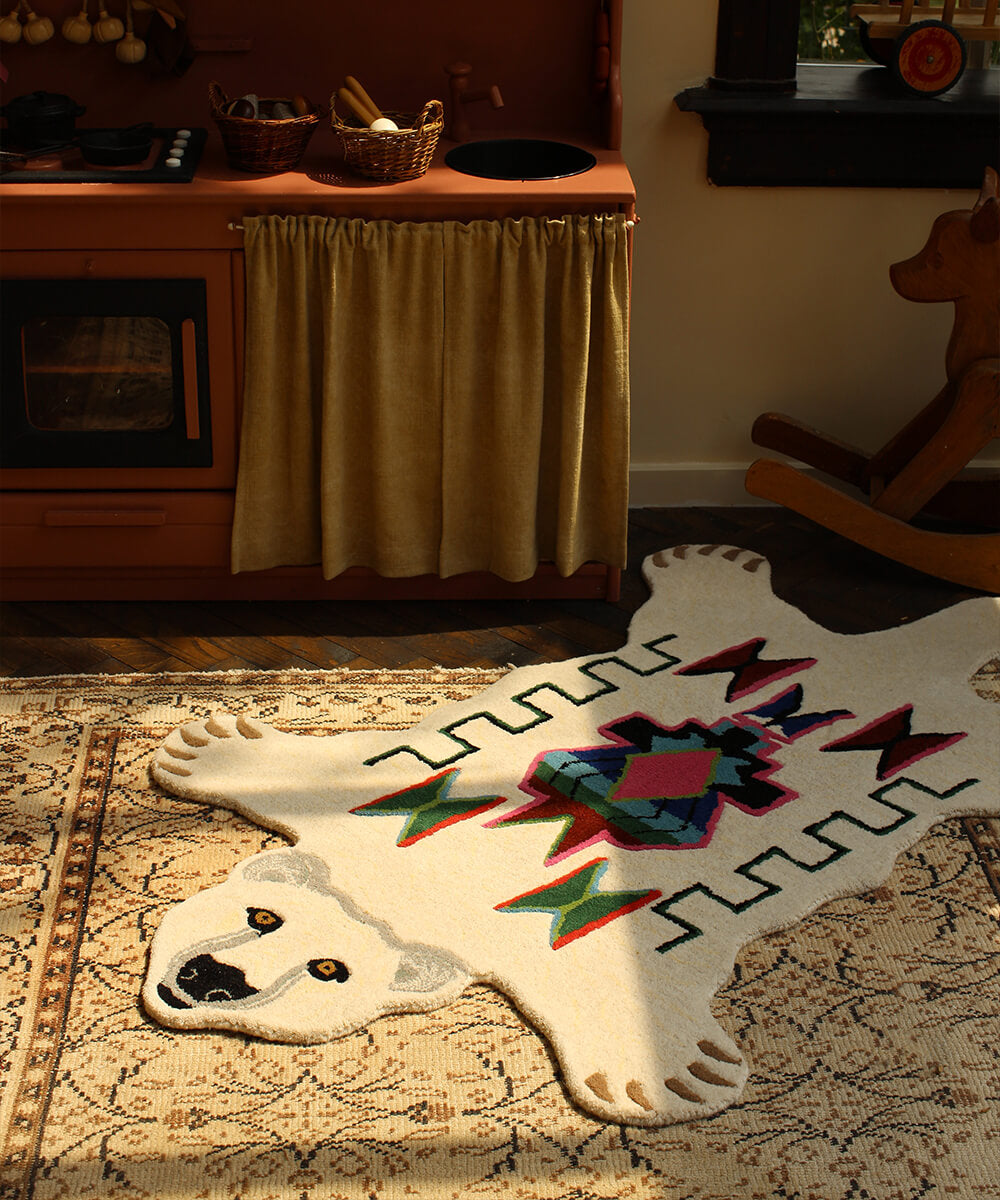 Kasbah Polar Bear Rug Large