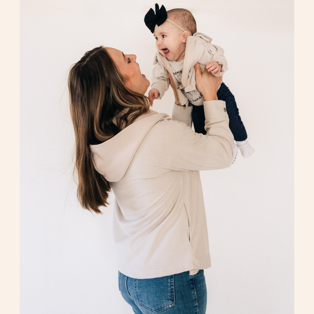 Textured Khaki Jacket - Women