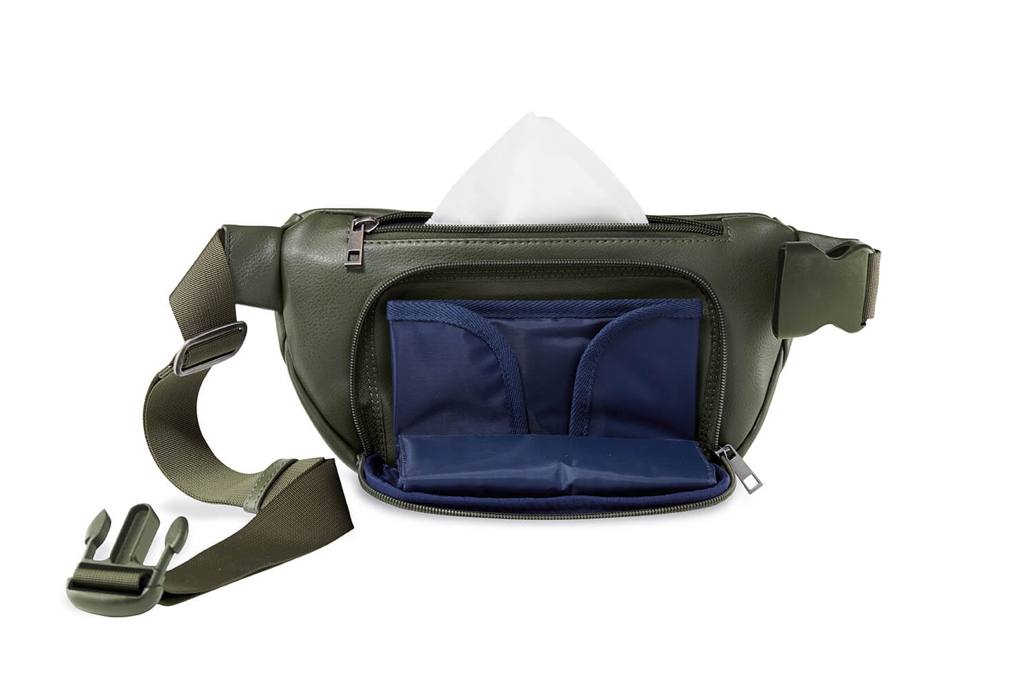 Kibou Vegan Leather Bag - Olive