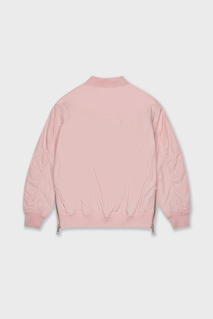 Bomber Jacket With Side Zips