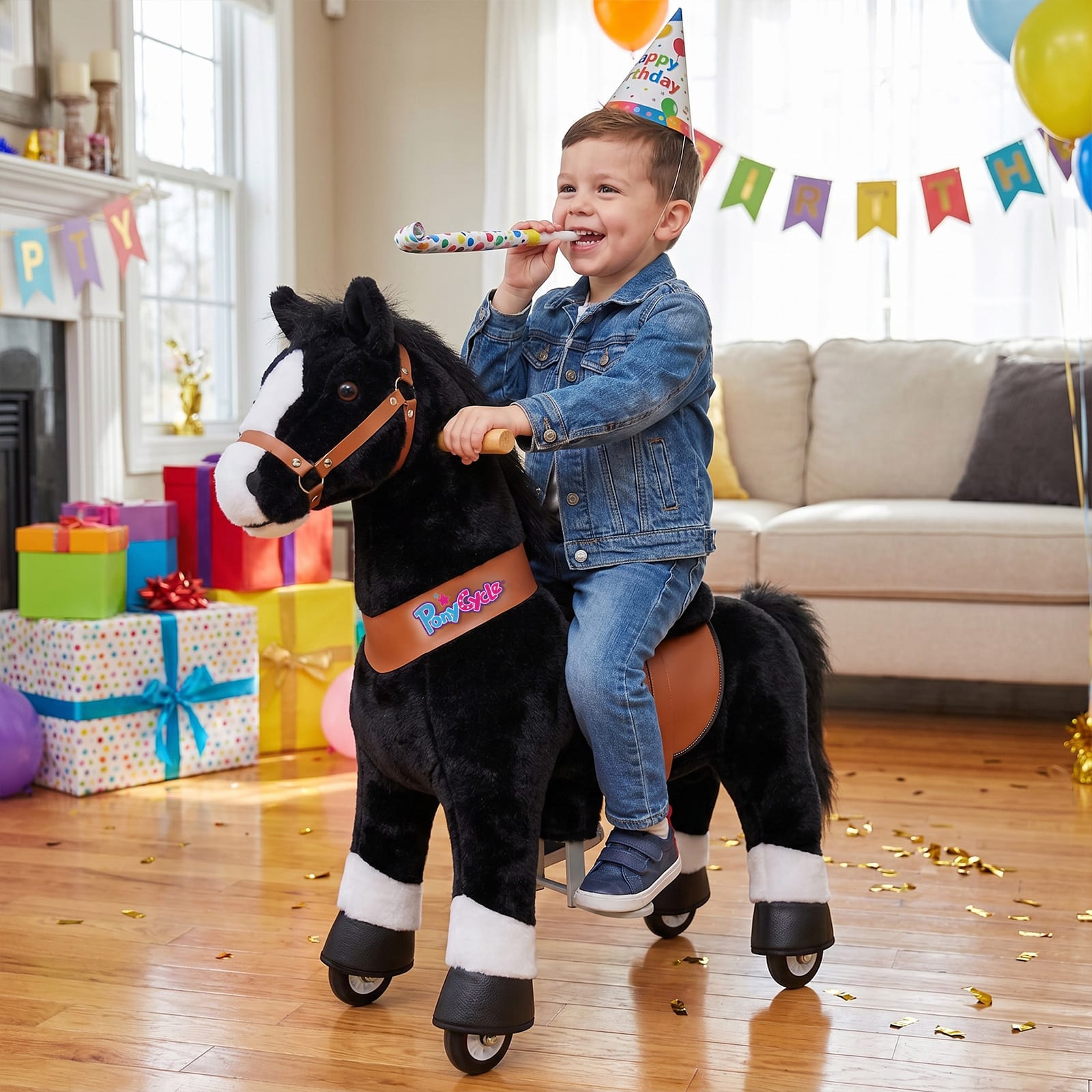 Model U Horse Toy Age 3-5 Black