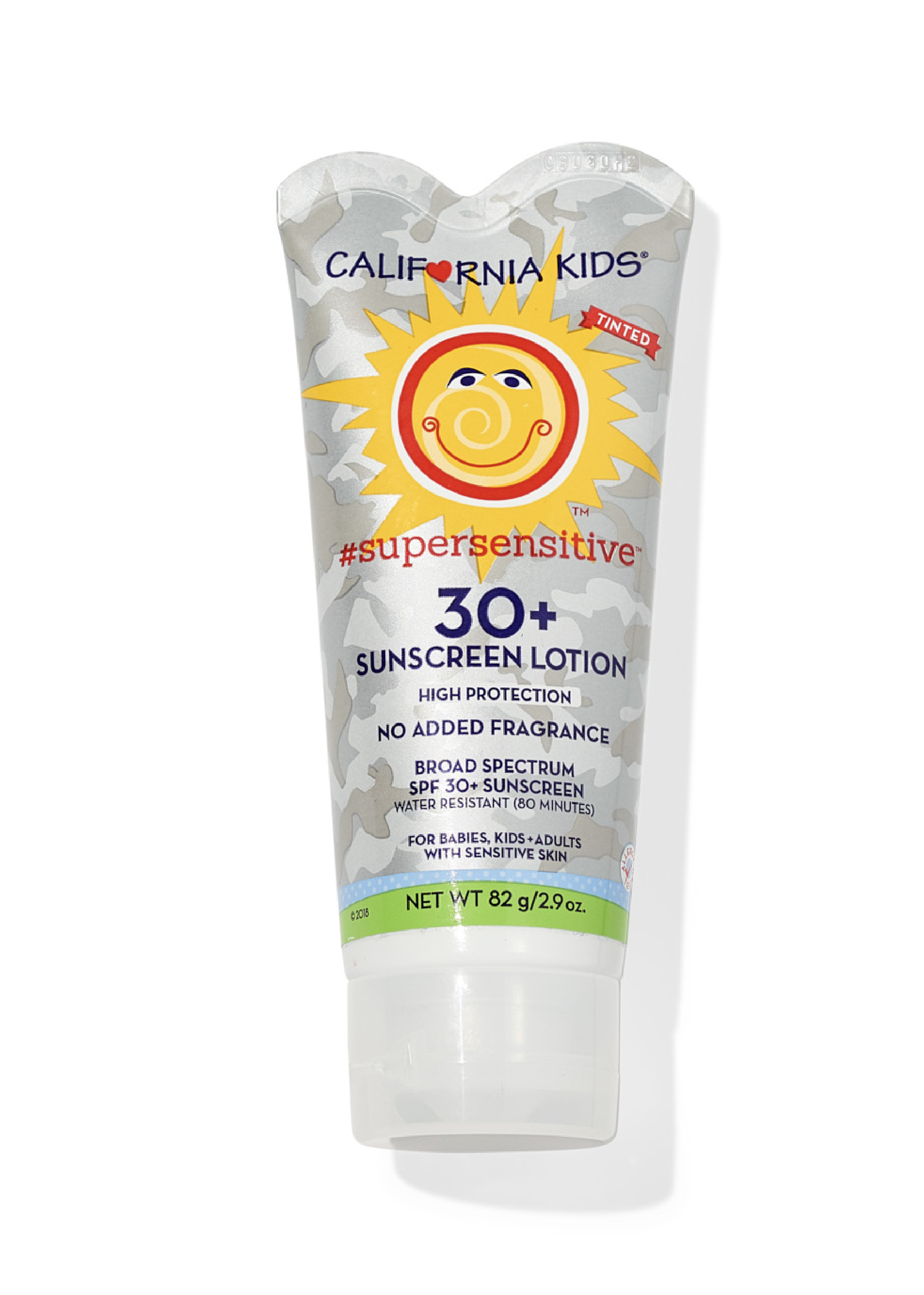 California Kids® #supersensitive™ Broad Spectrum Spf 30+ Sunscreen