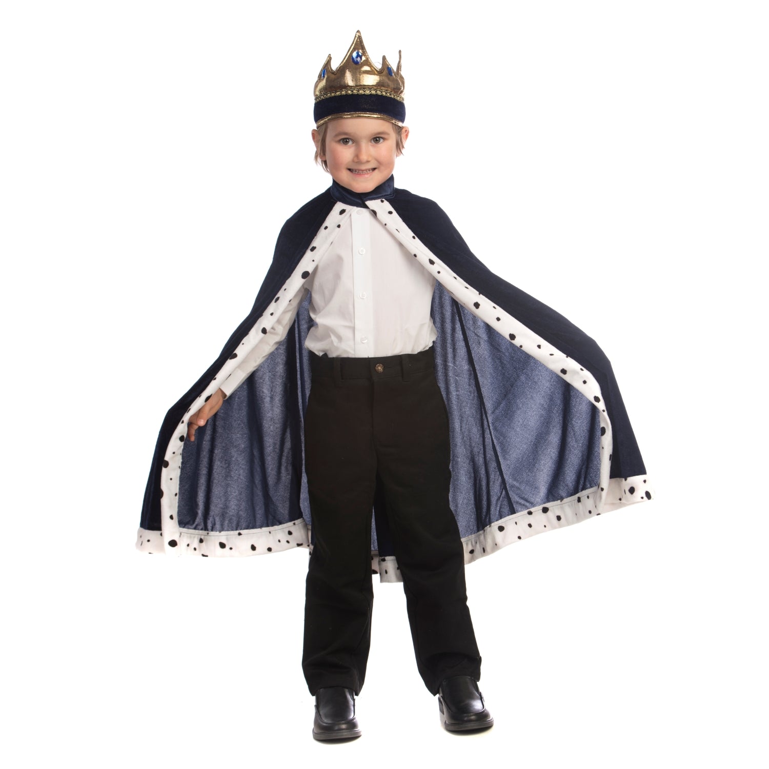 King Crown And Robe Costume - Kids