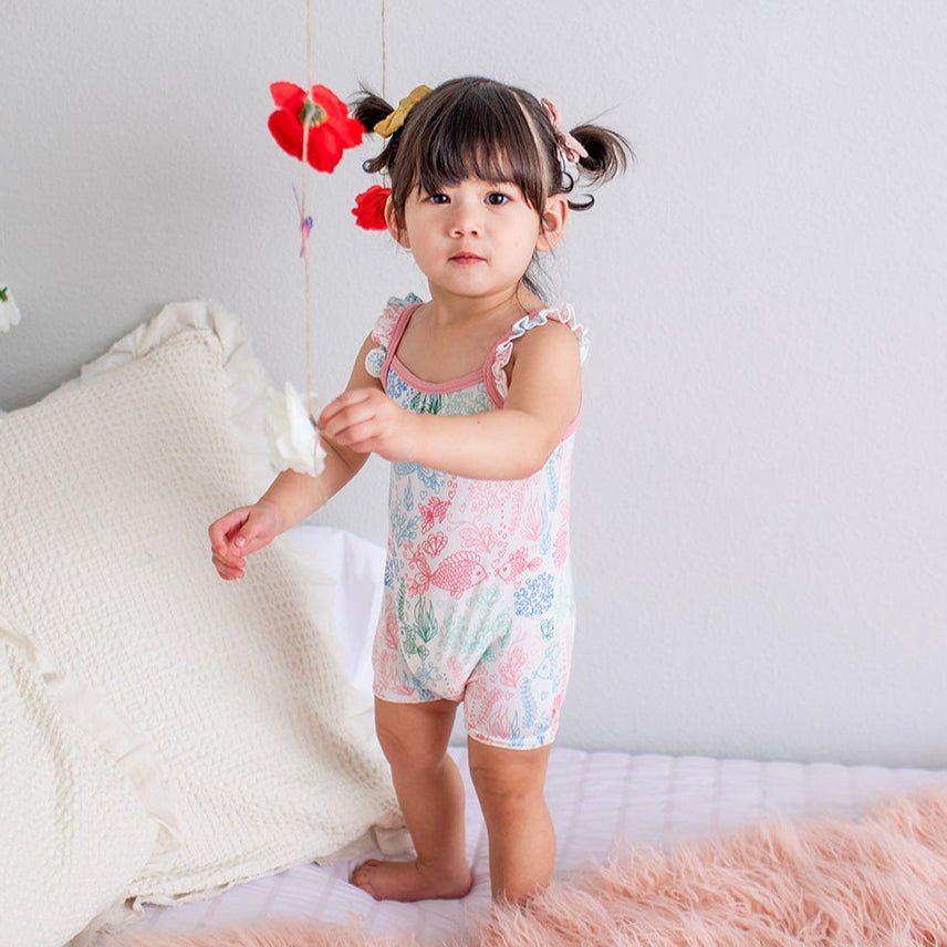 Koi Fish Bubble Romper