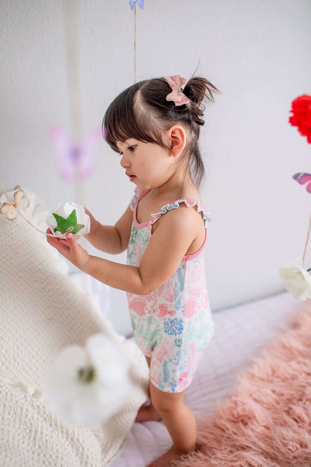 Koi Fish Bubble Romper