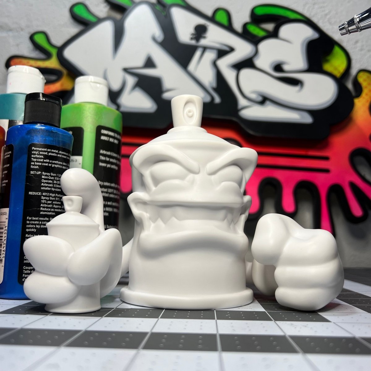 Krush The Kan 5 Inch Diy White Vinyl Figure