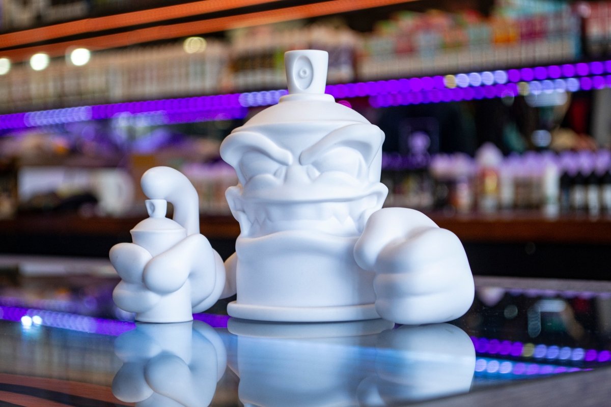 Krush The Kan 5 Inch Diy White Vinyl Figure