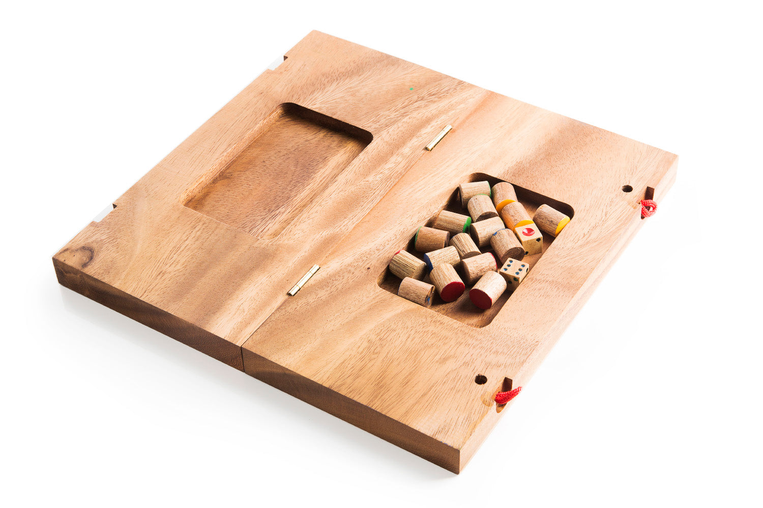 Wooden Ludo Board Game - Family Game Night