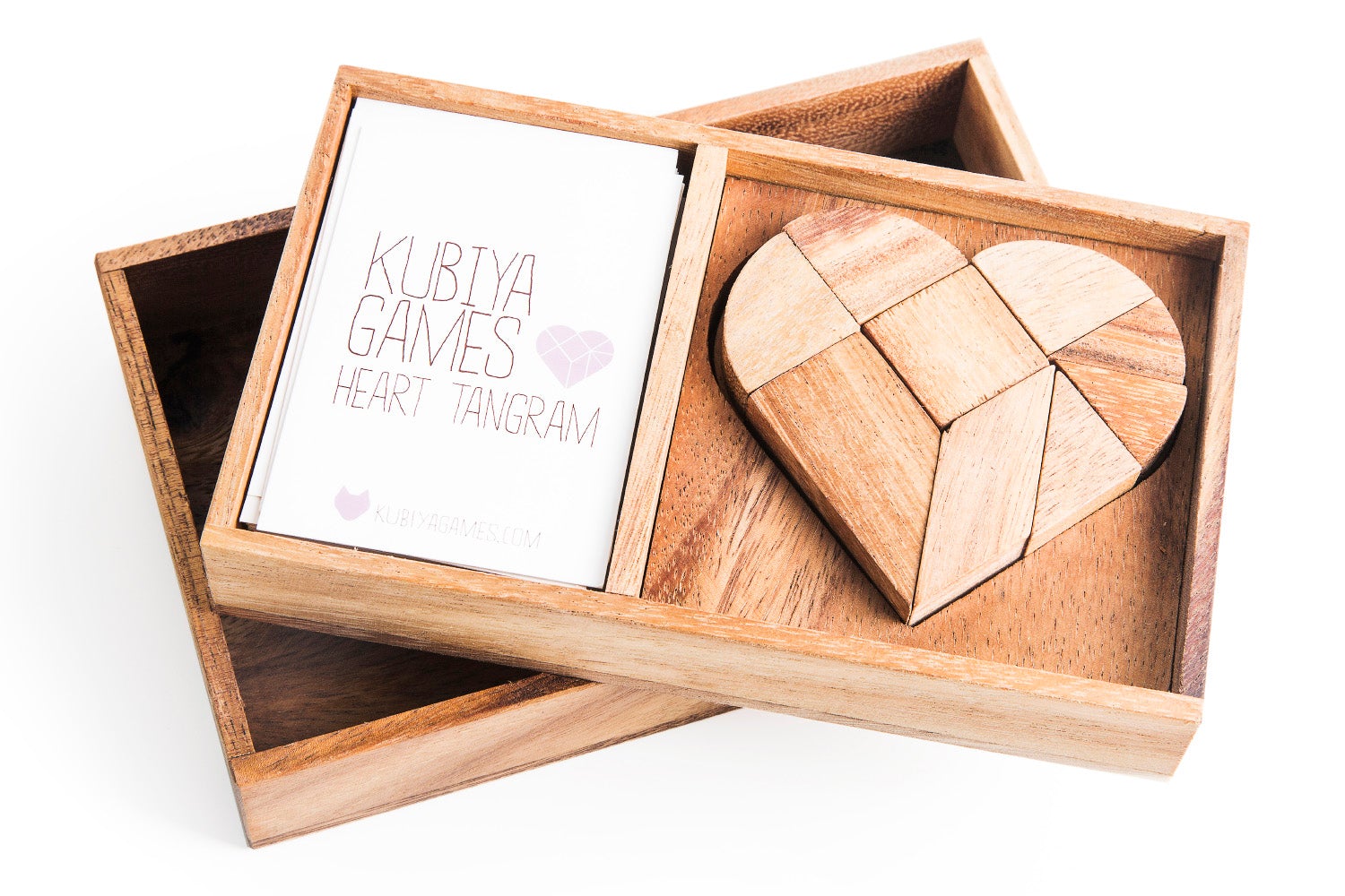 Heart Tangram - Two Sets With 57 Challenge Cards