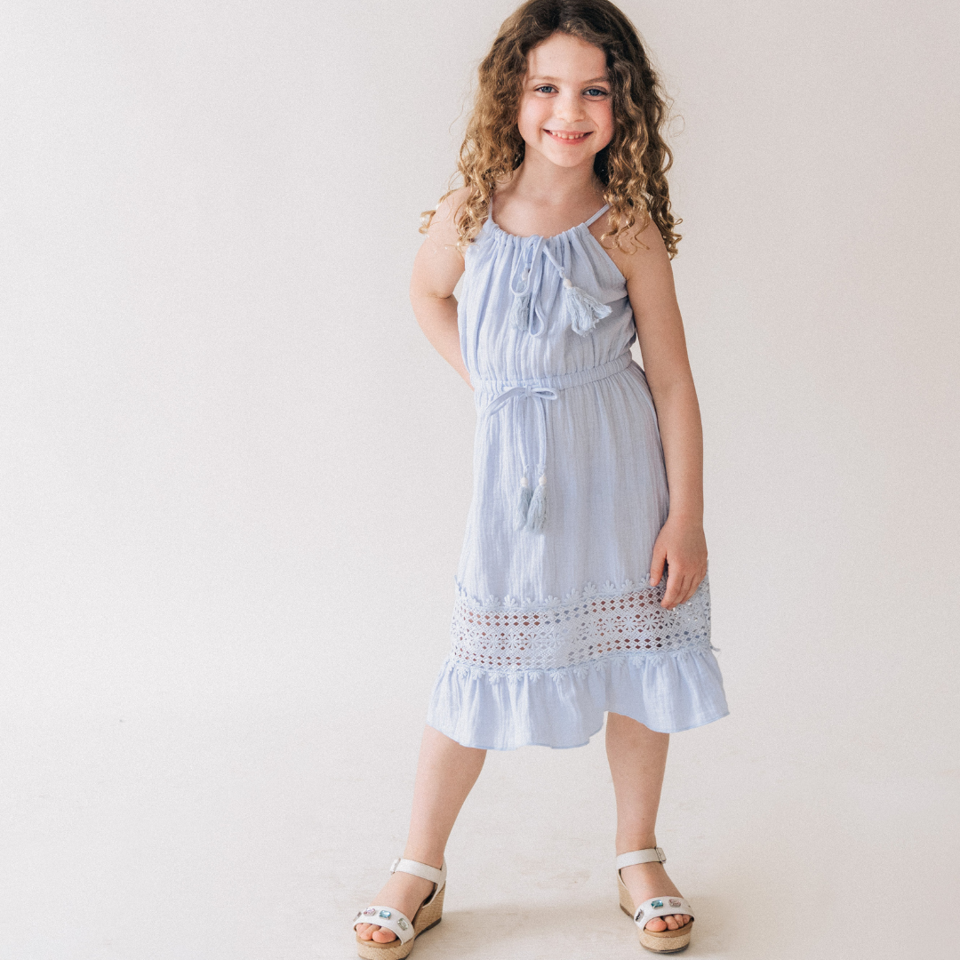 Lace Cutout Mommy & Me Dress - Child