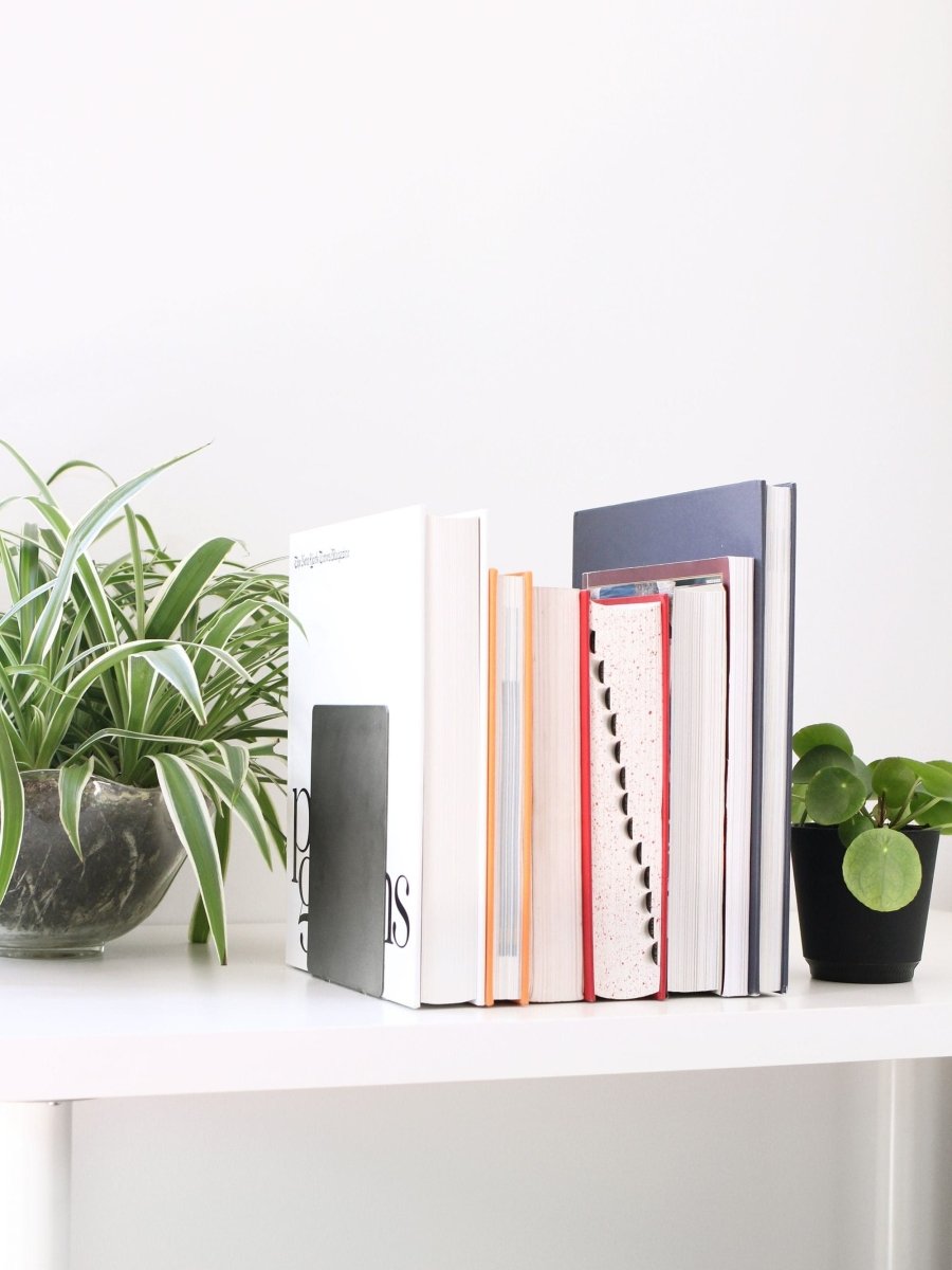 Large Metal Bookend For Vinyl Records