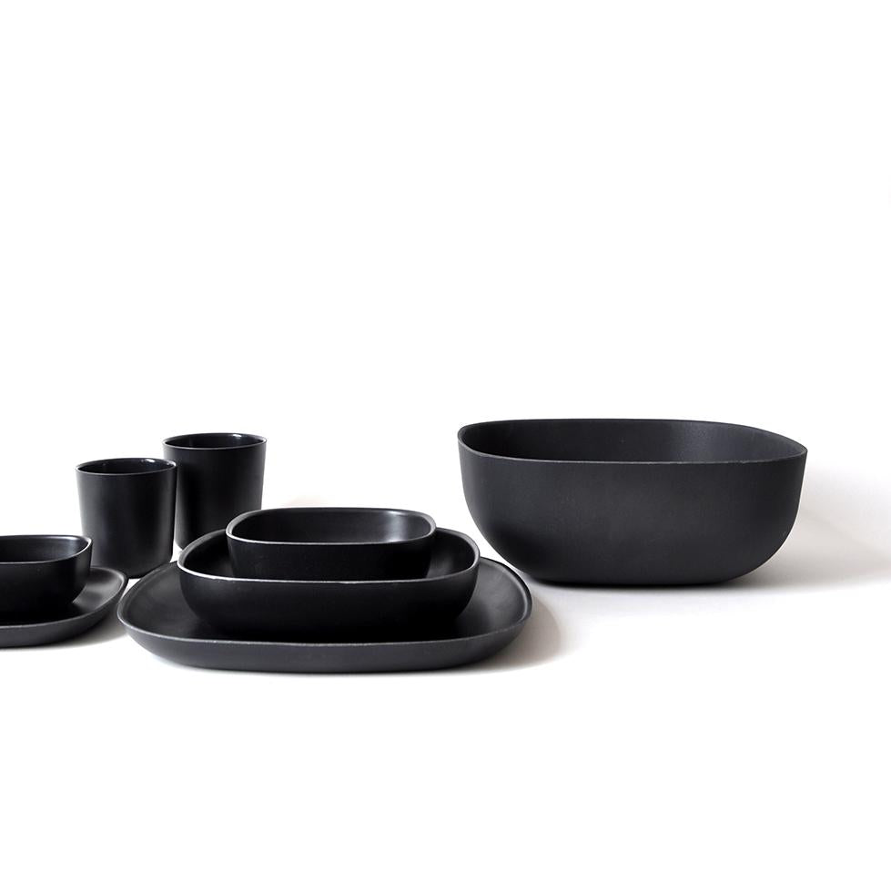 190 Oz Large Salad Bowl - Black