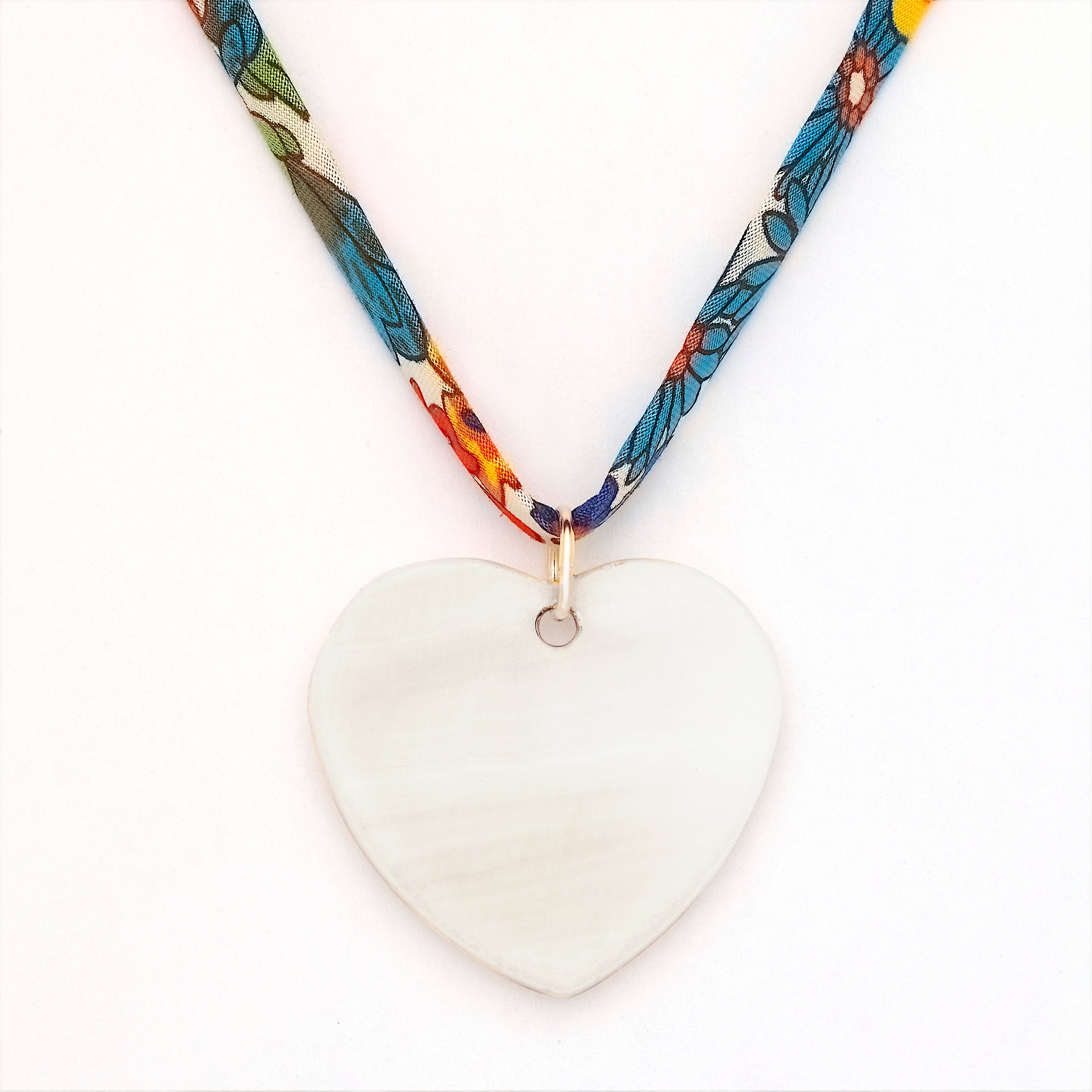 Le Catch X Oiya: Liberty Heart Charm Necklace