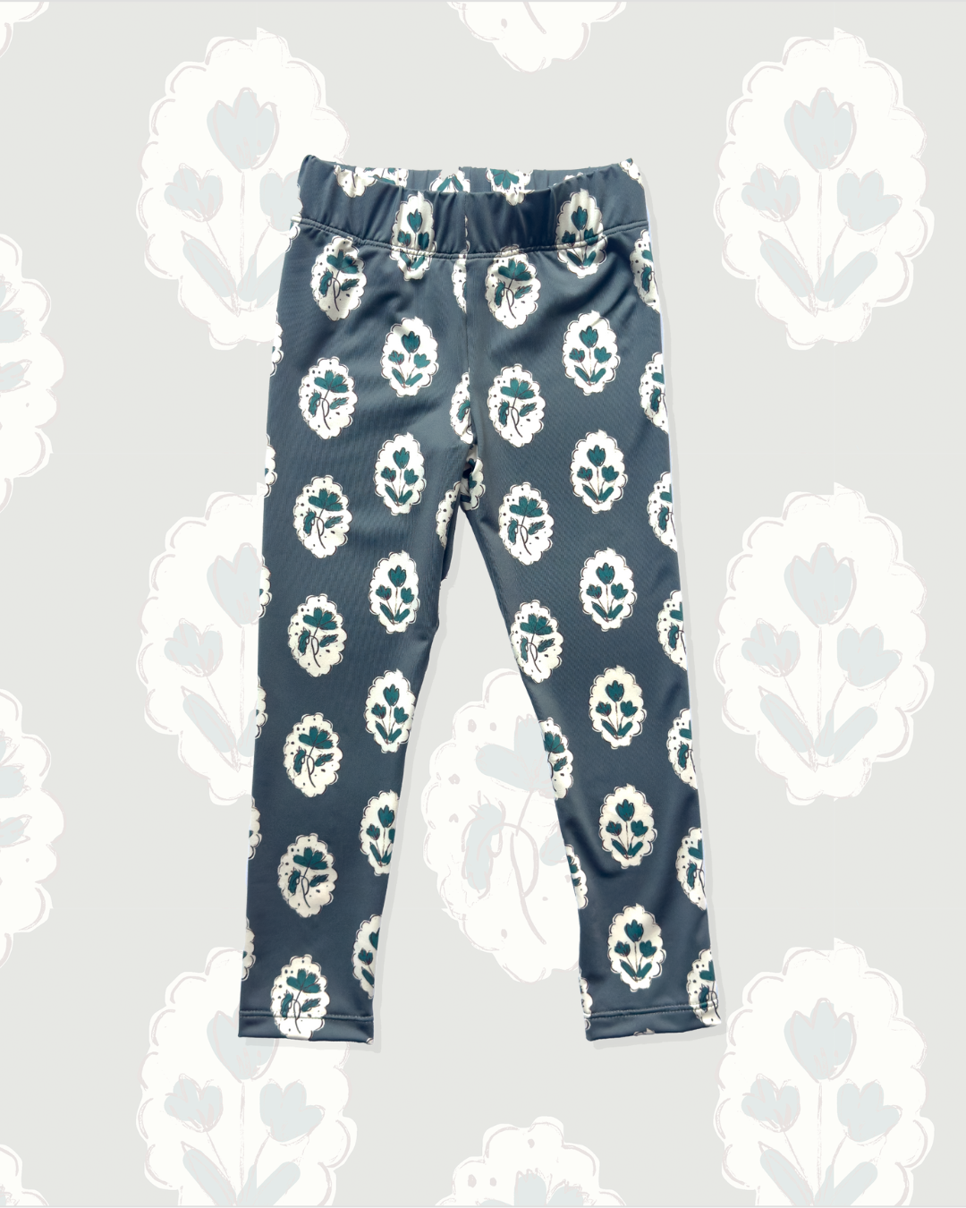 Leggings In Intaglio Green