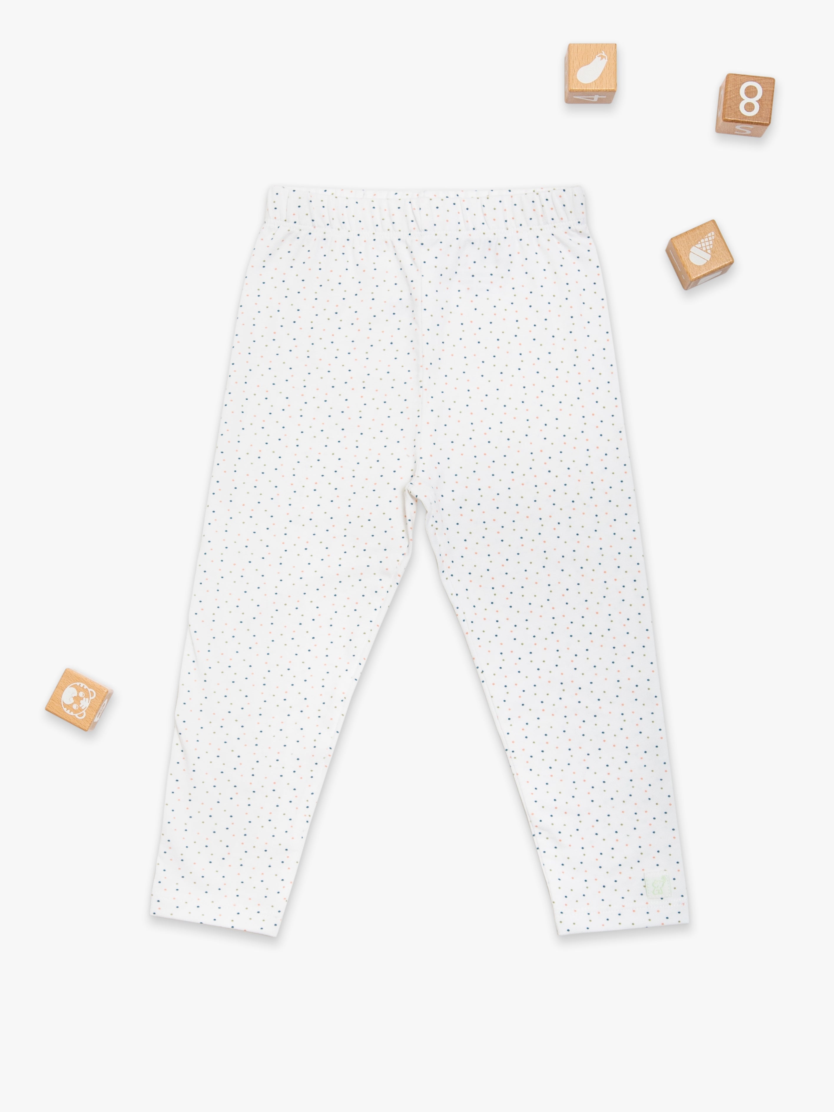 Organic Cotton Leggings - Polka Dot