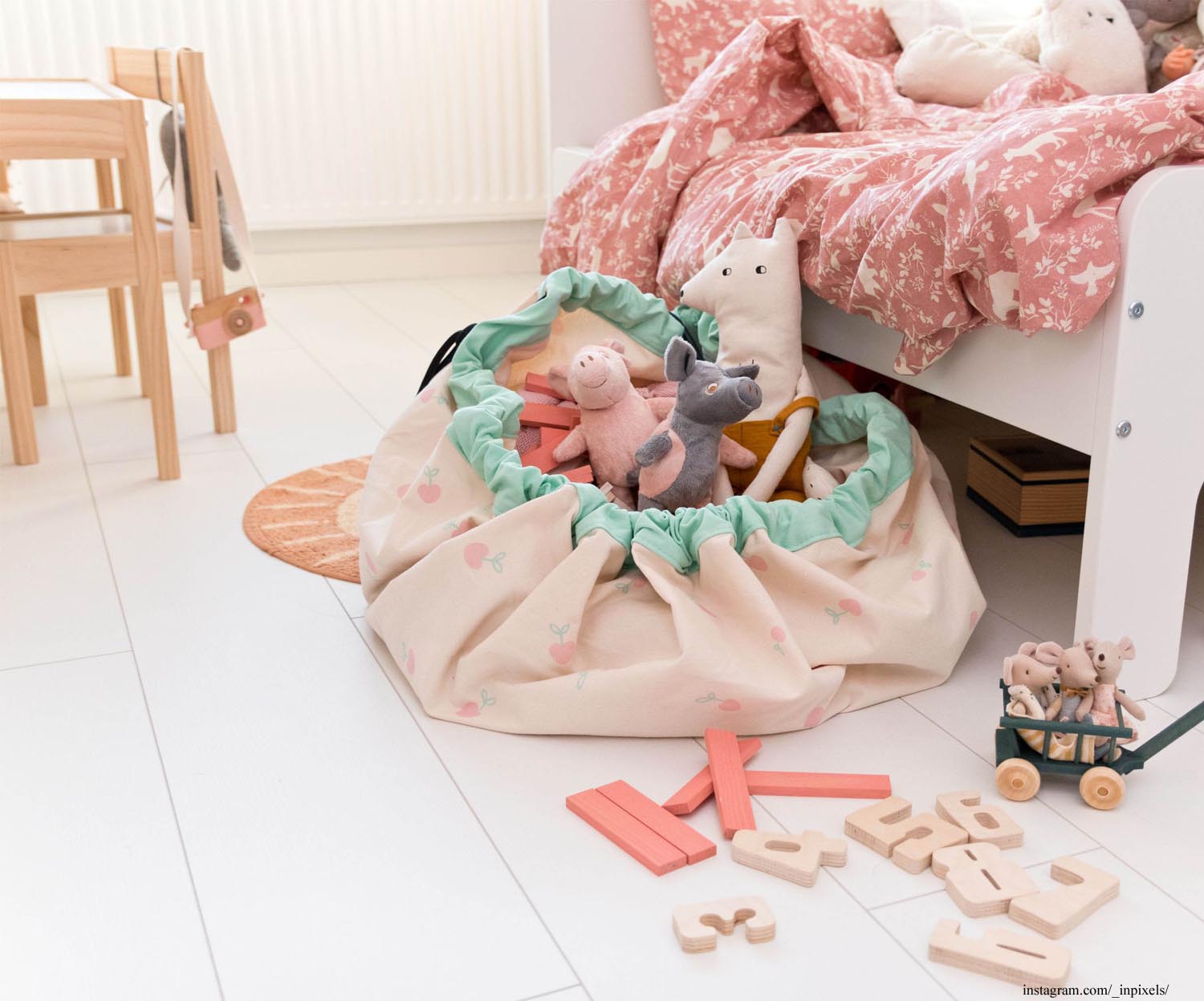 Cherry Love Toy Storage Bag