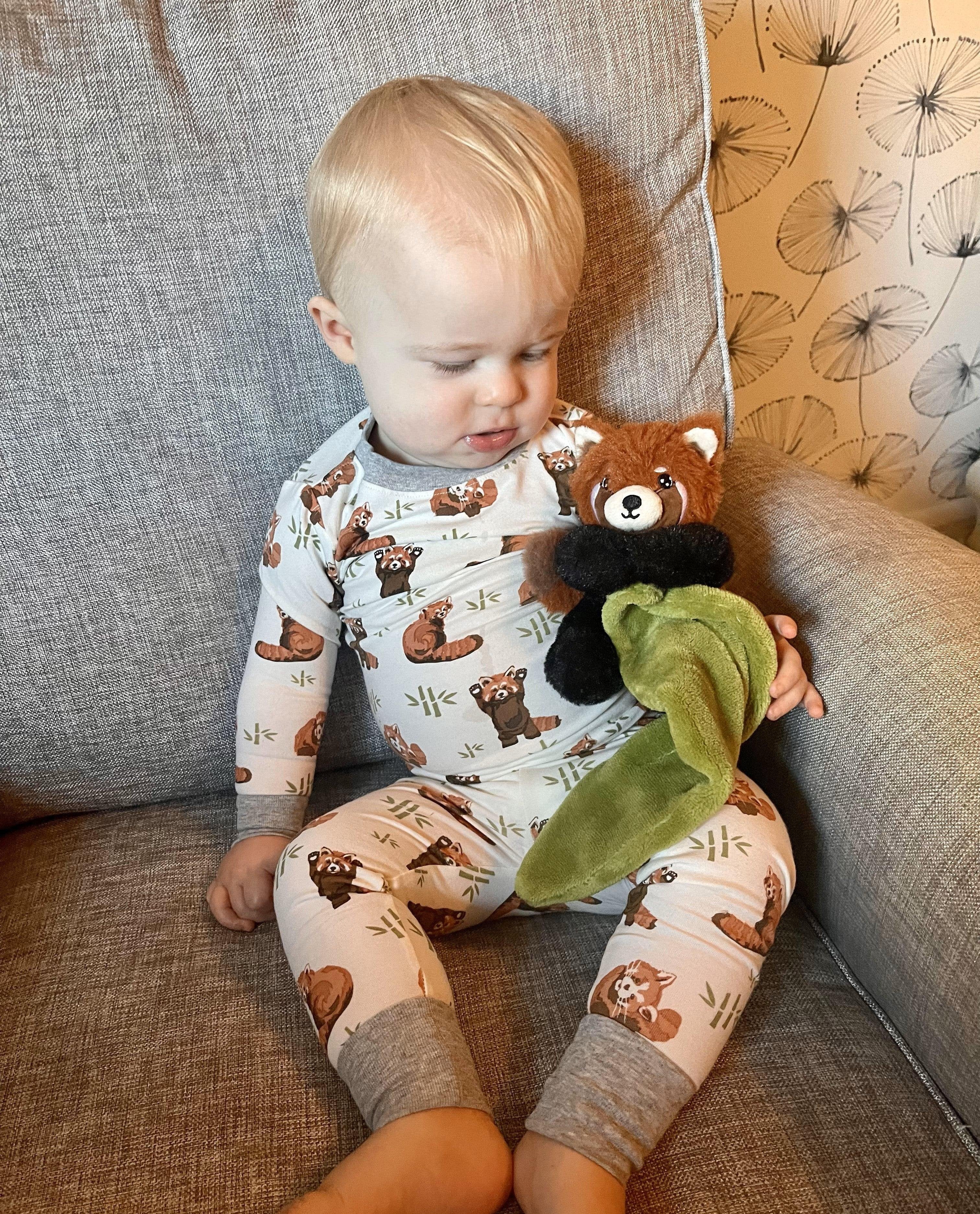 Red Panda Pj Set In Infant-toddler Sizes