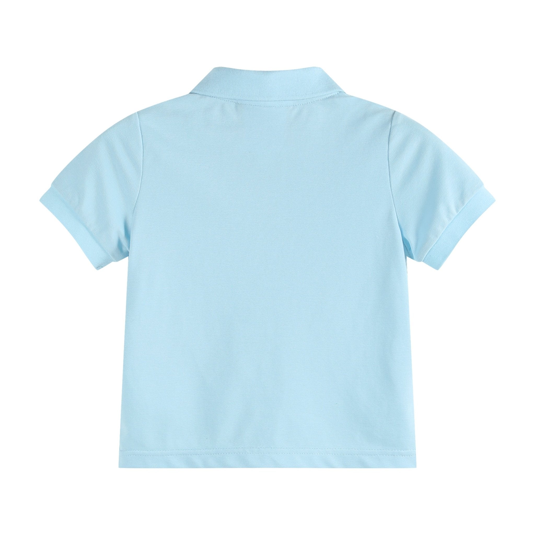 Light Blue Golf Hole Polo Shirt