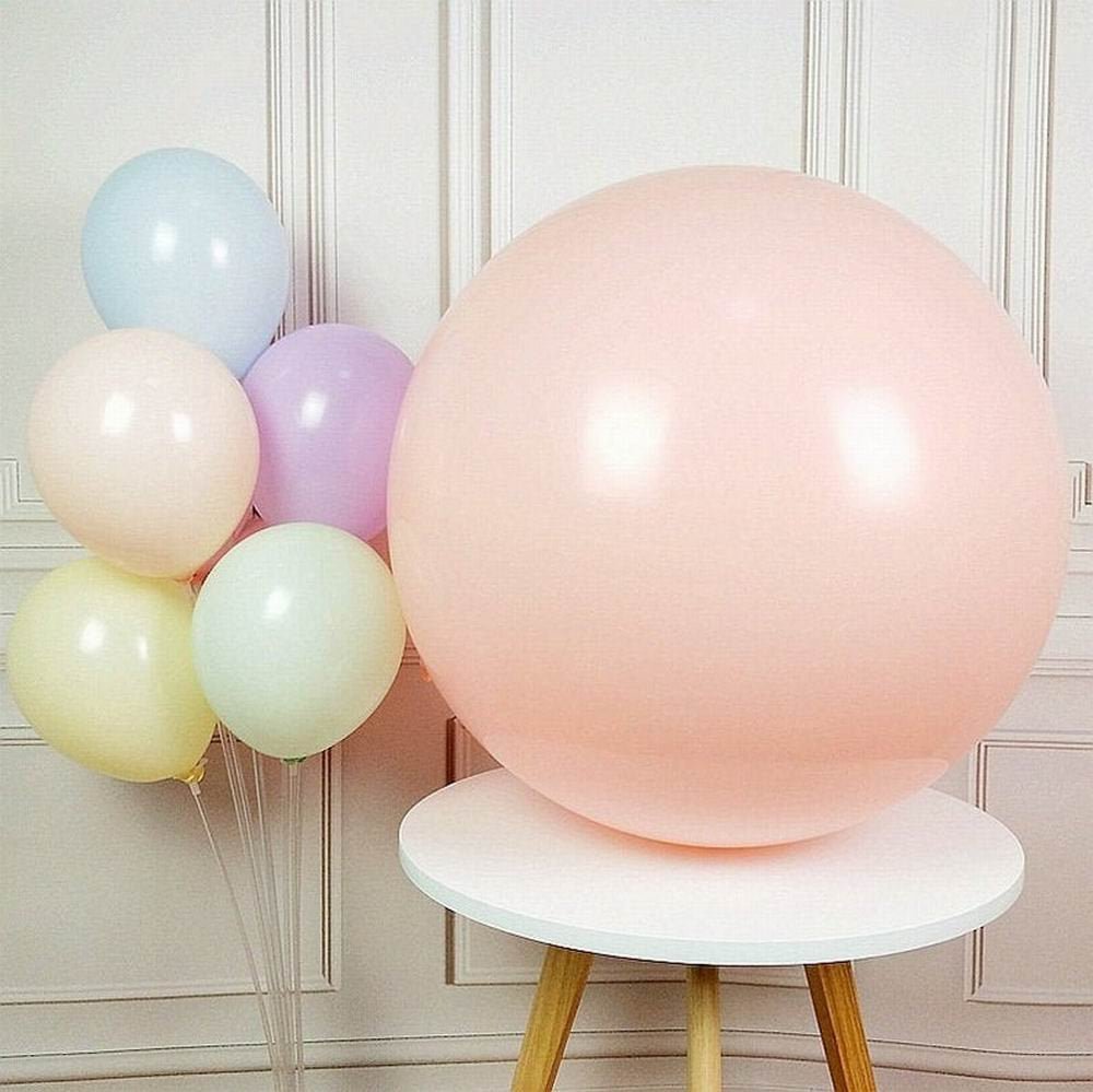 Light Pink 24" (2 Foot) Giant Pink Pastel Balloons