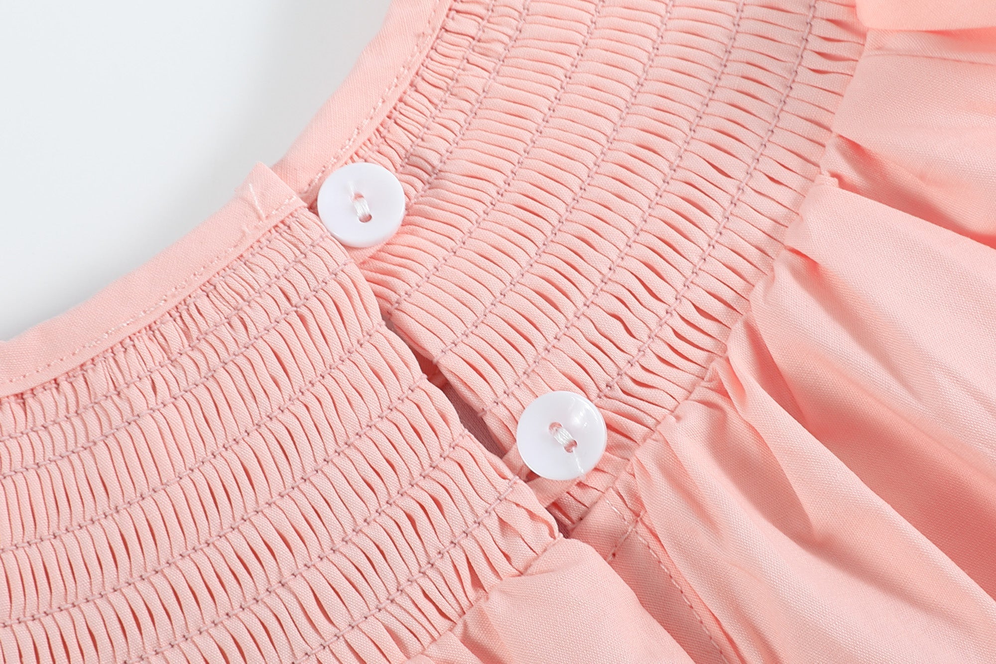 Light Pink Easter Bunny Smocked Top And Bloomer Set