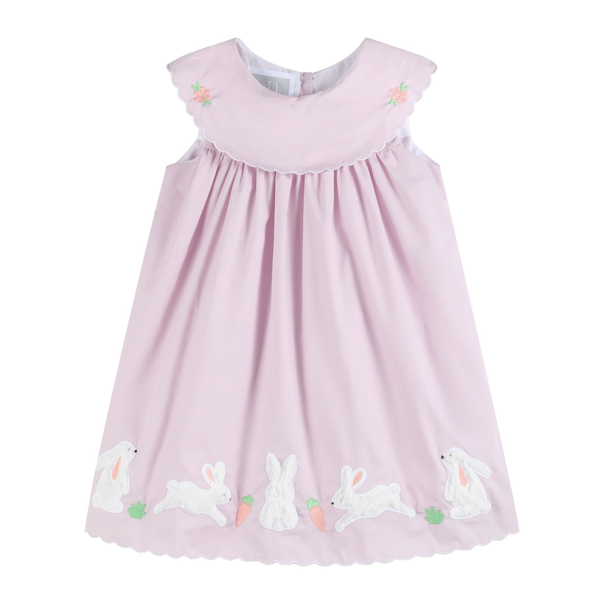 Light Purple Bunny And Flowers Dress