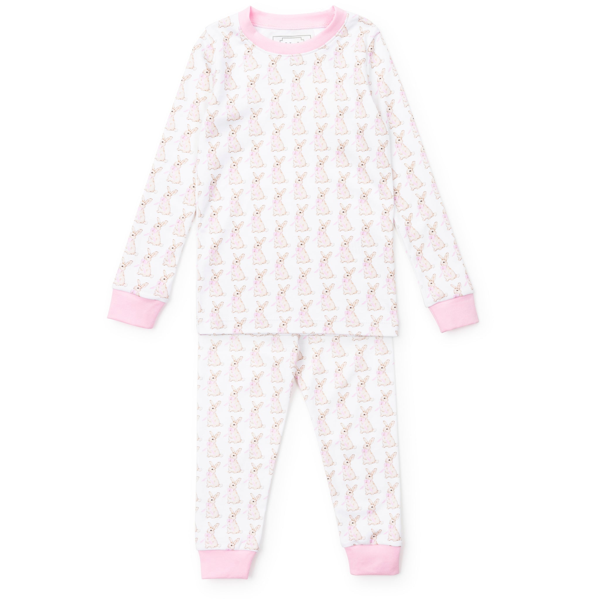 Grayson Girls' Pajama Pant Set - Easter Bunnies Pink