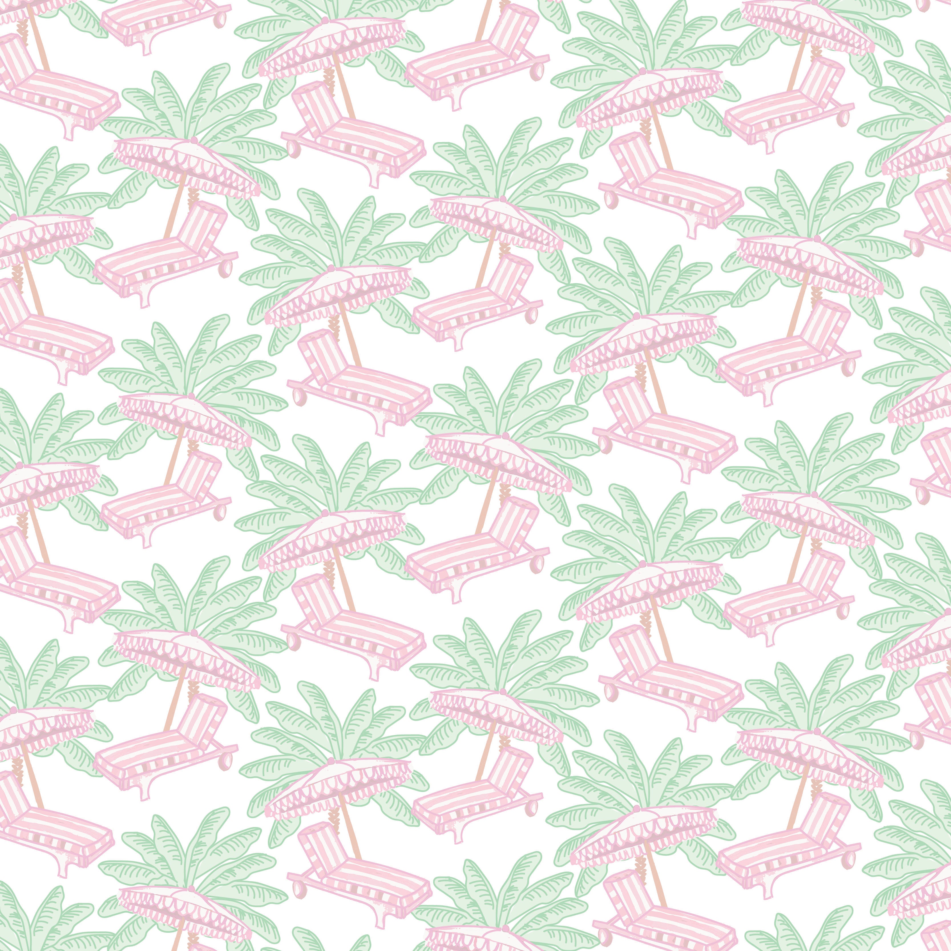 Rorie Girls' Short Set - Poolside Palms