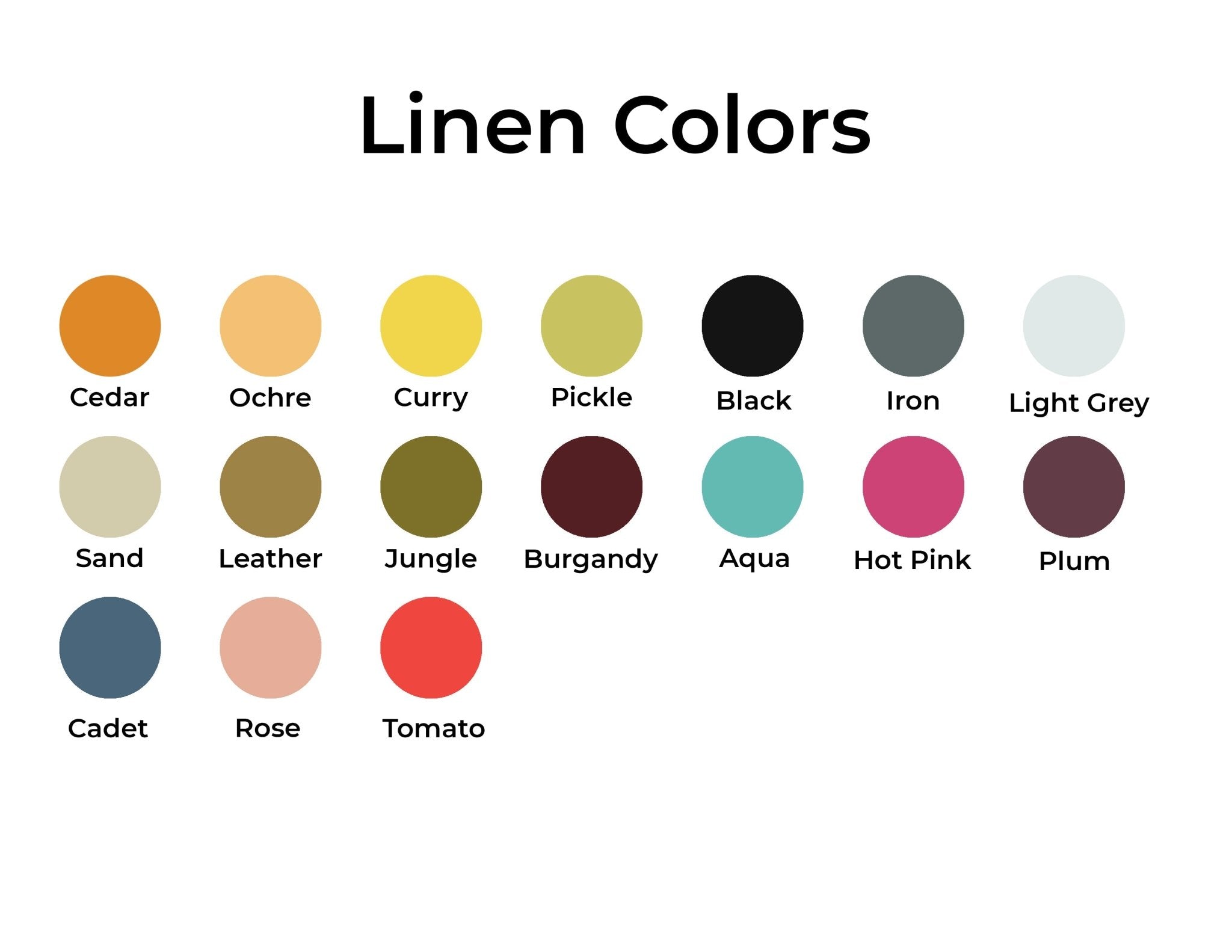 Linen Bowl Covers: Single Sizes