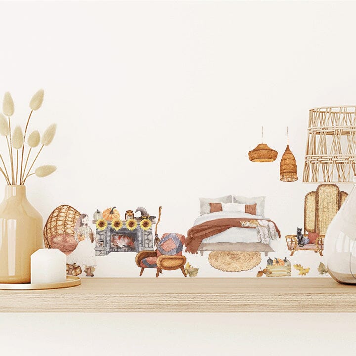 Little Autumn Girl Decal Pack