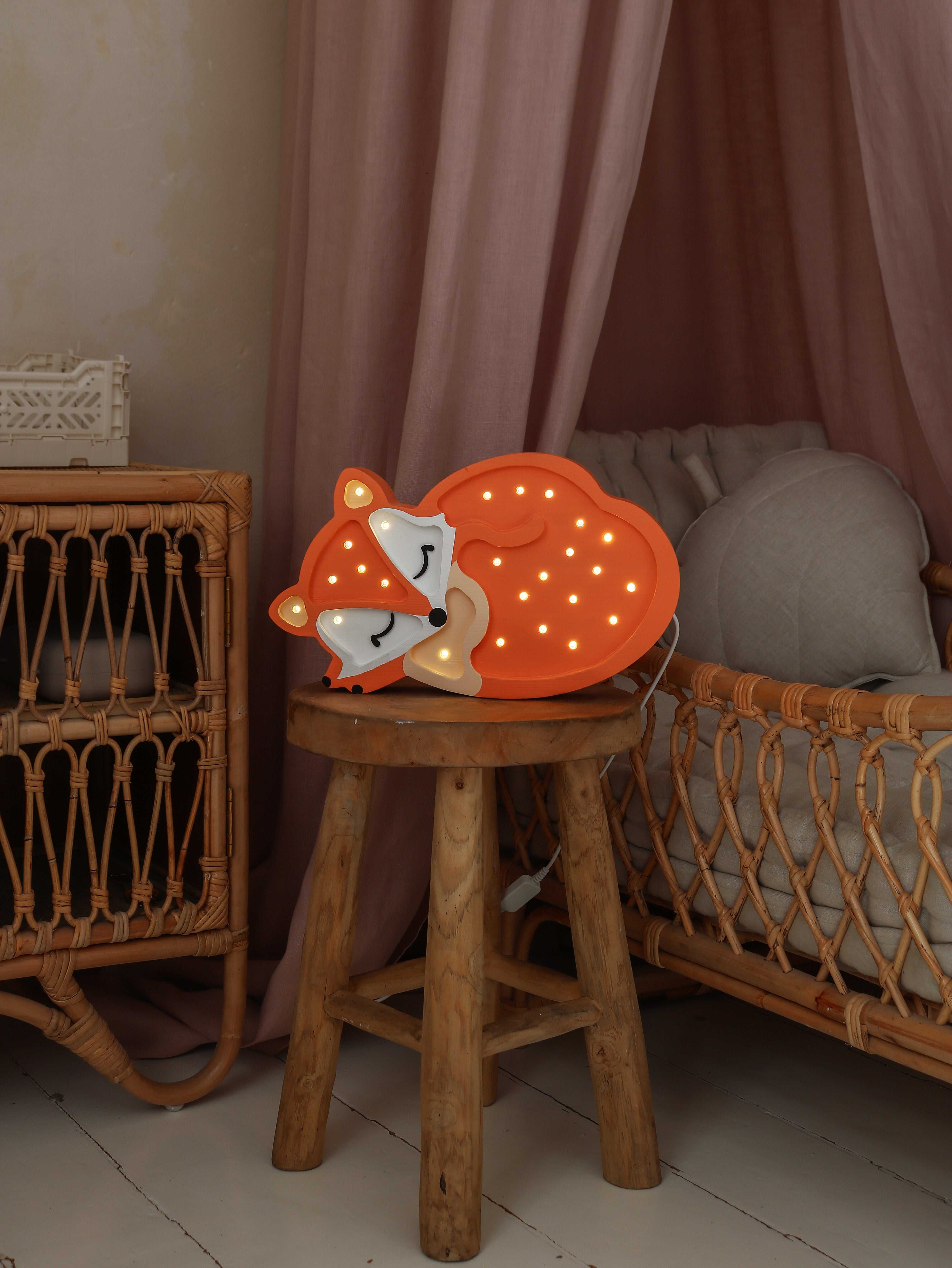 Little Lights Baby Fox Lamp