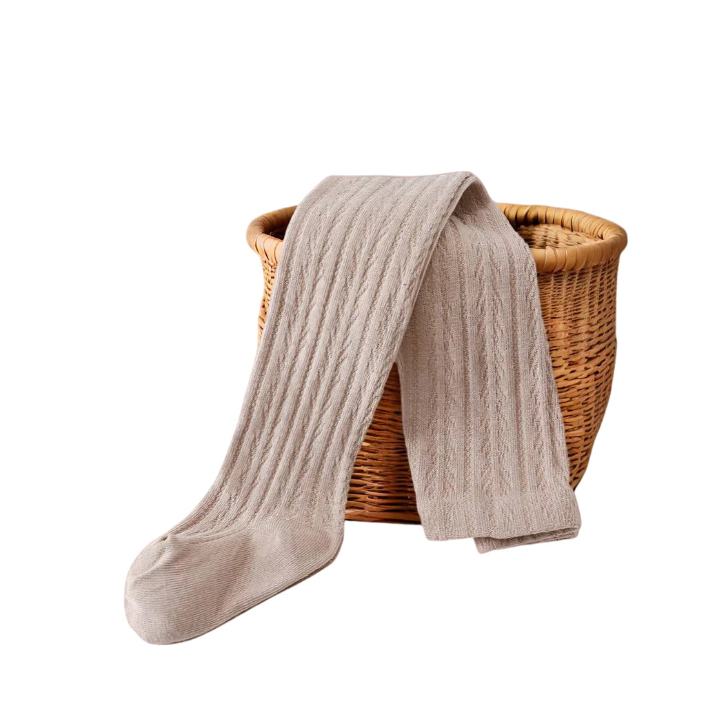Little Love Bug Cable Knit Tights