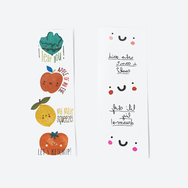 Little Chef Fake Tattoos - 10 Pack