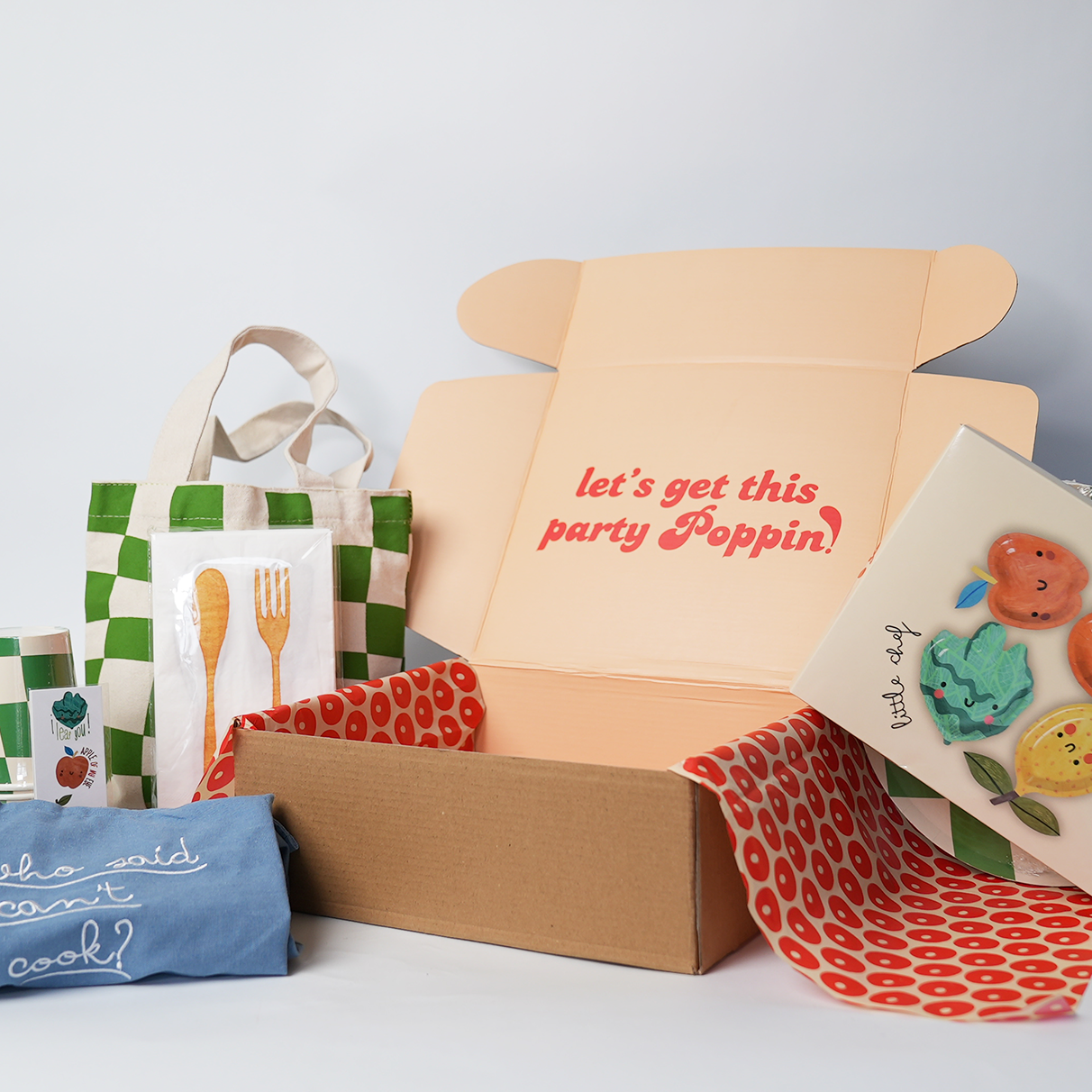 Essential Checkered Chef Party Pack