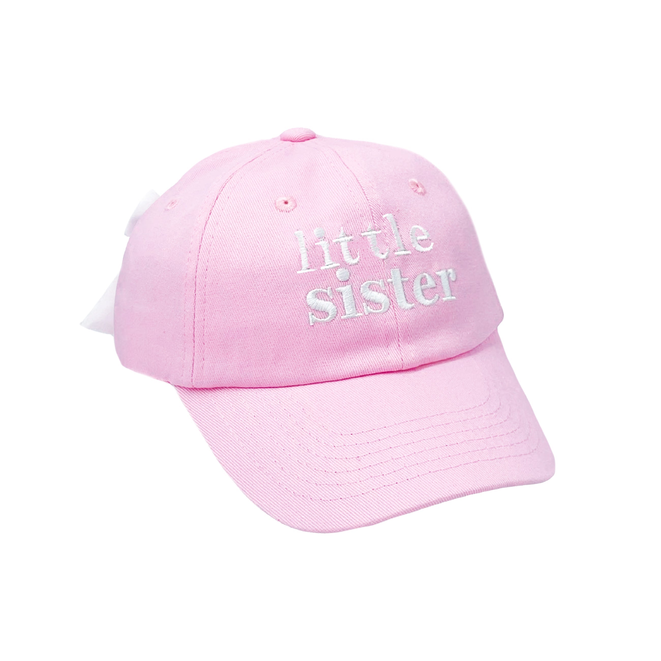 Little Sister Bow Baseball Hat (baby/toddler)