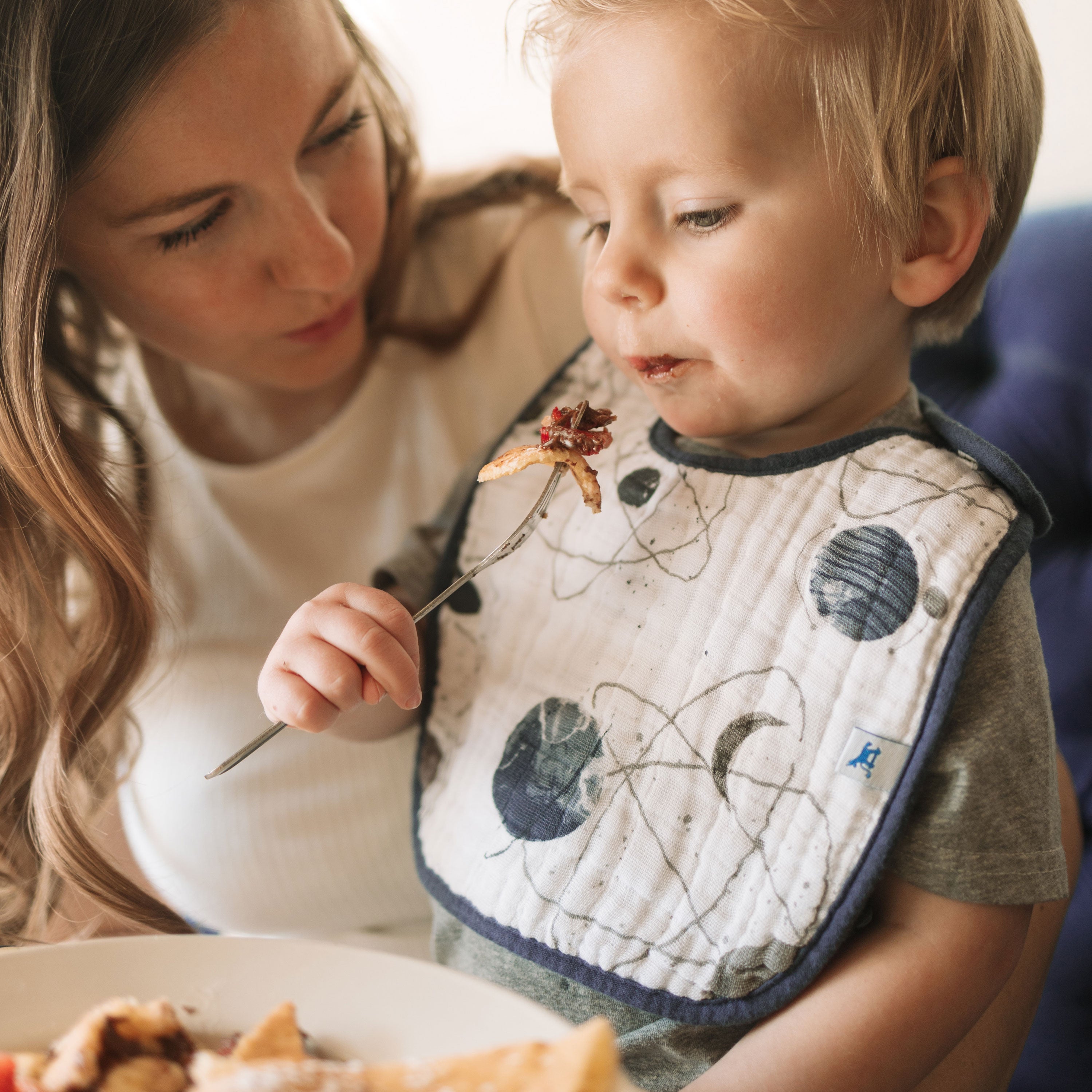 Cotton Muslin Classic Bib 3 Pack - Planetary 2