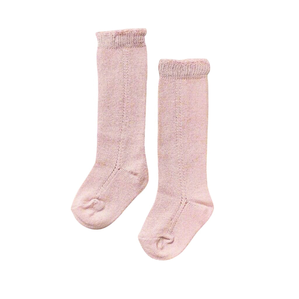 Llb Eyelet Knee High Socks (2 Pairs In Each Order)