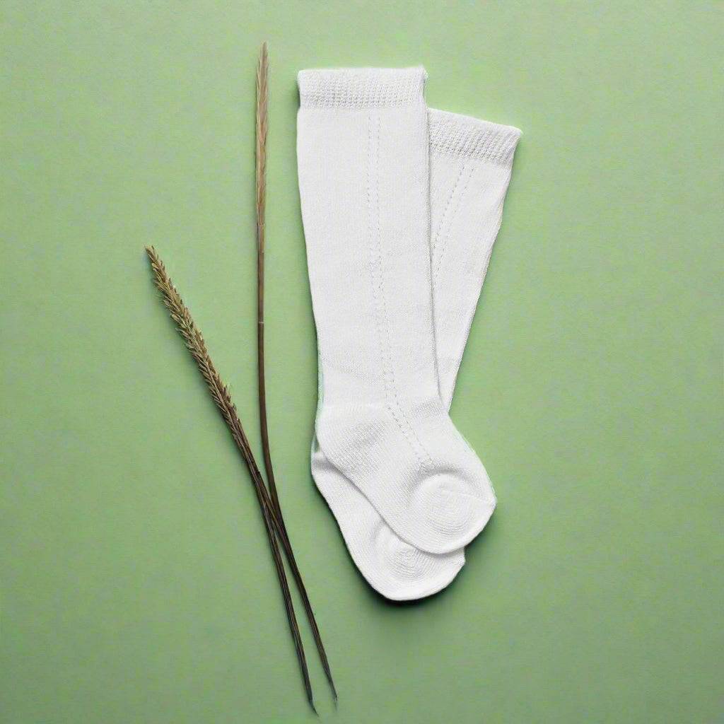 Llb Eyelet Knee High Socks (2 Pairs In Each Order)