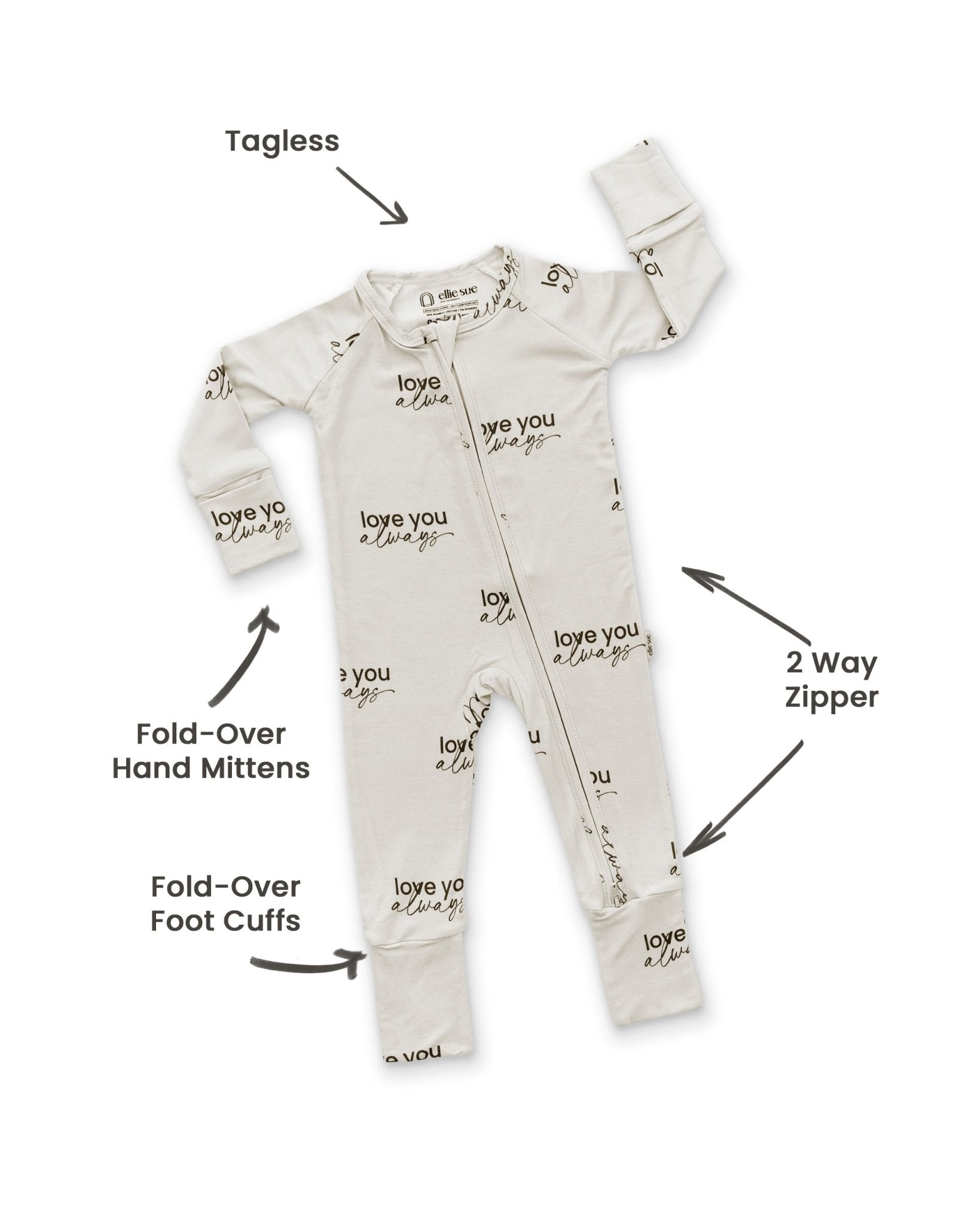 Love Always Zipper Romper