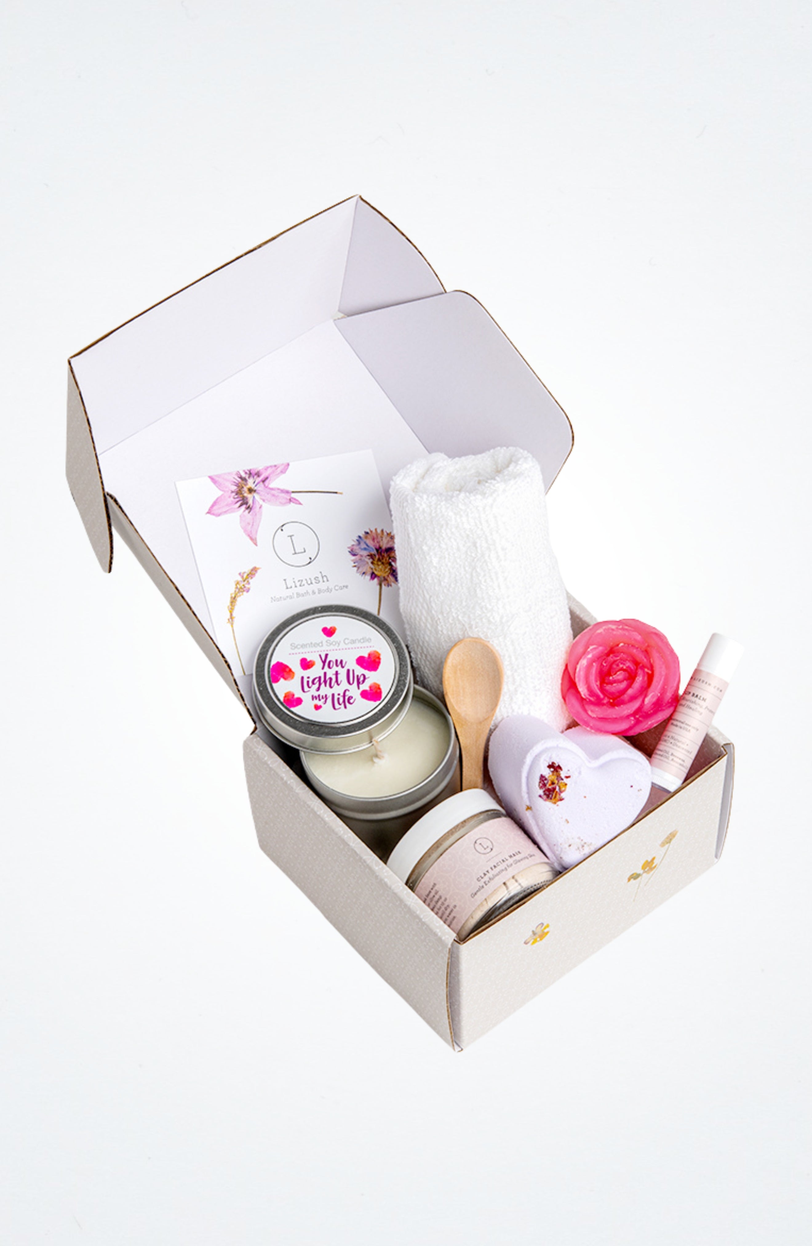 Cute Love Special Gift Box, Natural Skincare Gift Box, Mother's Day Gift, Bff, Sister