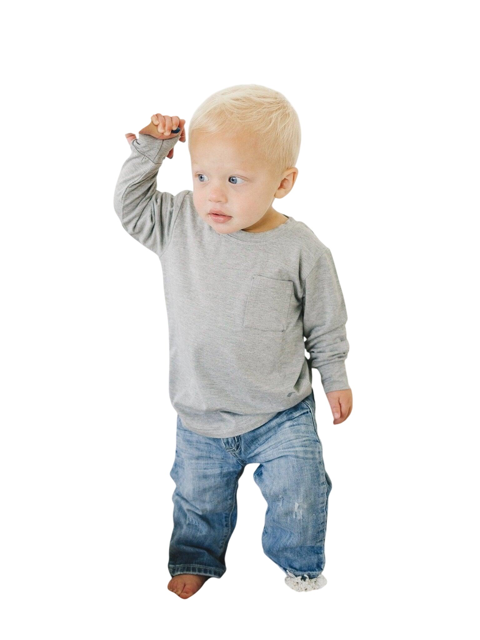 Ls Bamboo Pocket Tee - More Colors